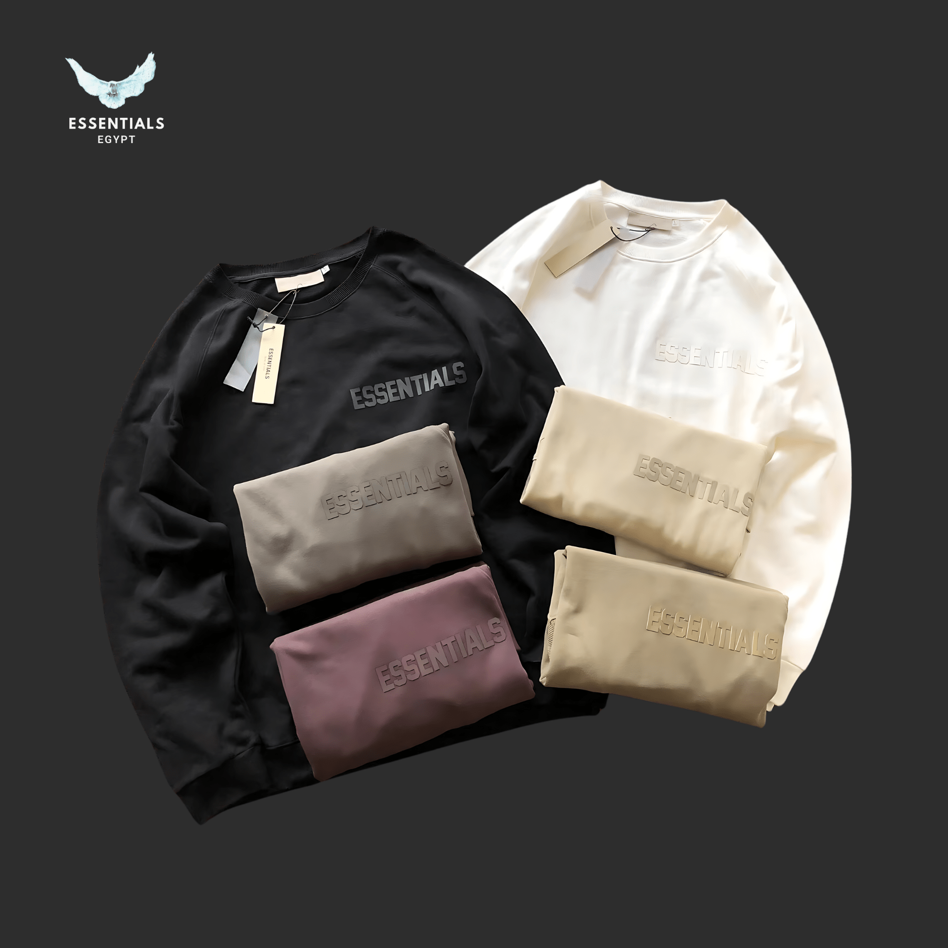 Essentials Sweater – Tonal Patch Series - ESSENTIALS EGYPT