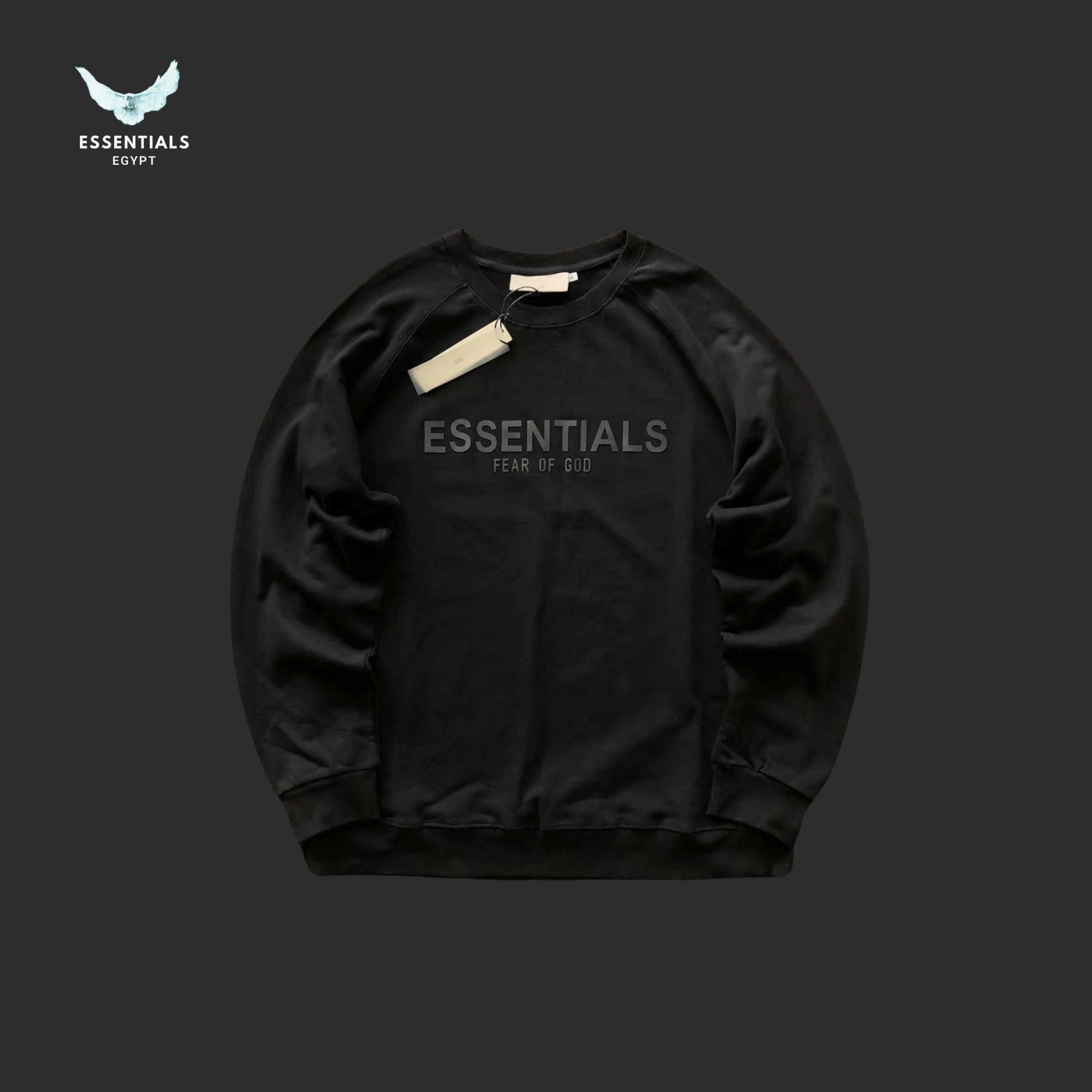 Fear of God Essentials Sweater – Logo Front Drop - ESSENTIALS EGYPT