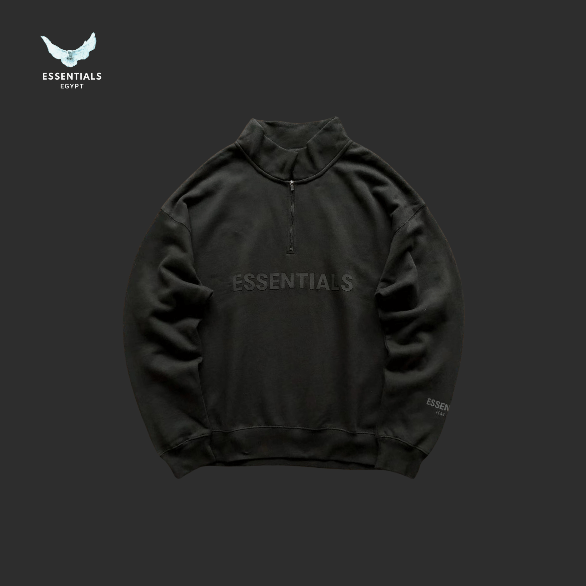 Essentials Hoodie – Stacked Logo Edition - ESSENTIALS EGYPT