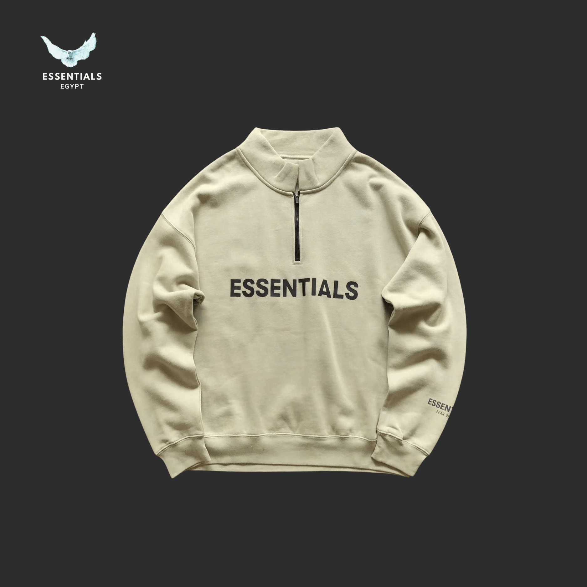 Essentials Hoodie – Stacked Logo Edition - ESSENTIALS EGYPT