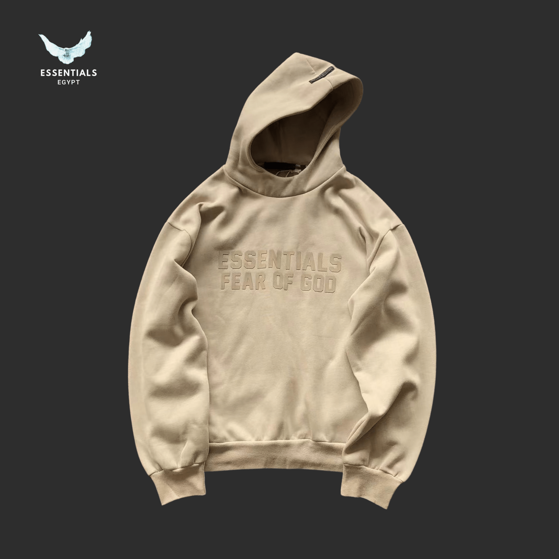 Essentials Hoodie – Earth Tone Drop - ESSENTIALS EGYPT