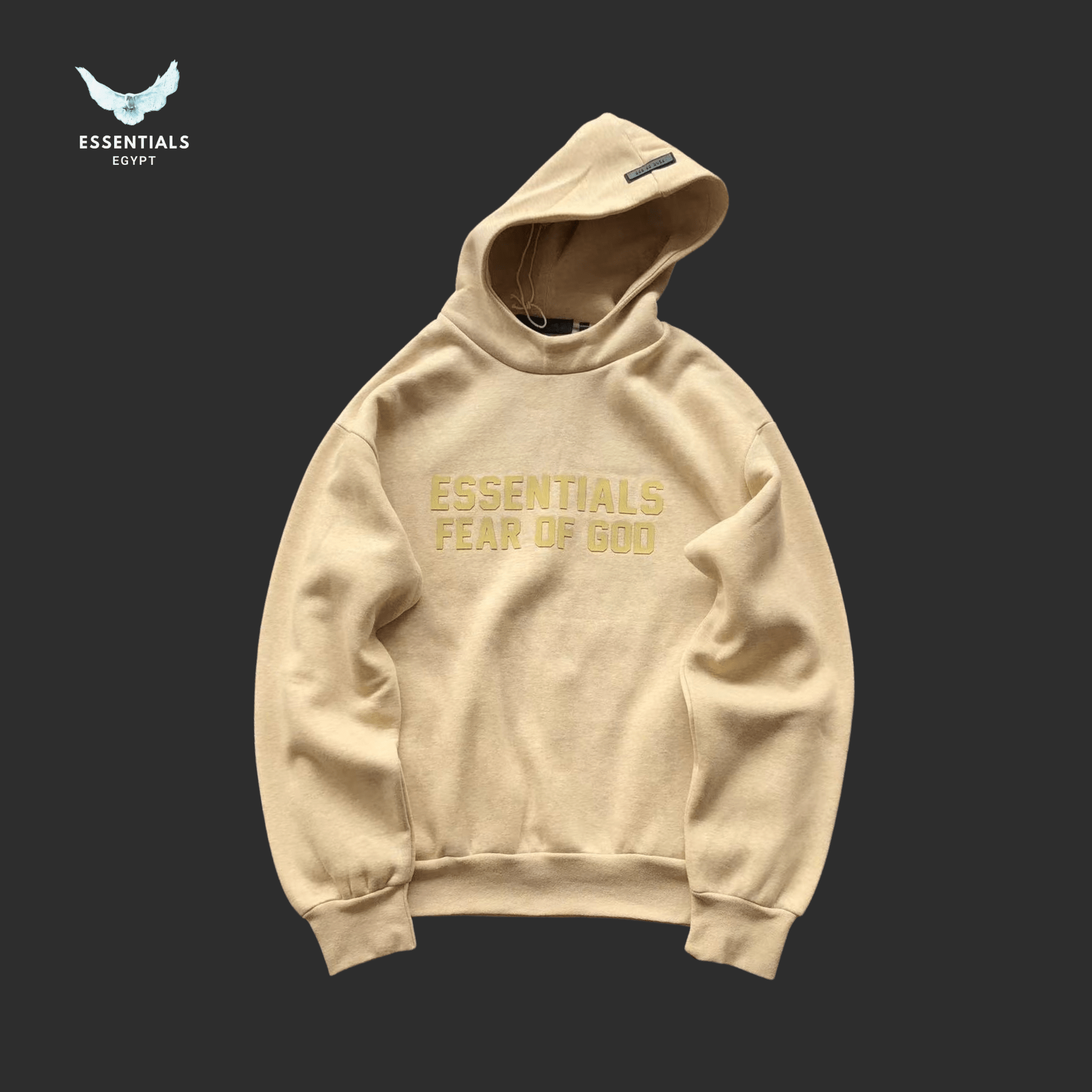 Essentials Hoodie – Earth Tone Drop - ESSENTIALS EGYPT