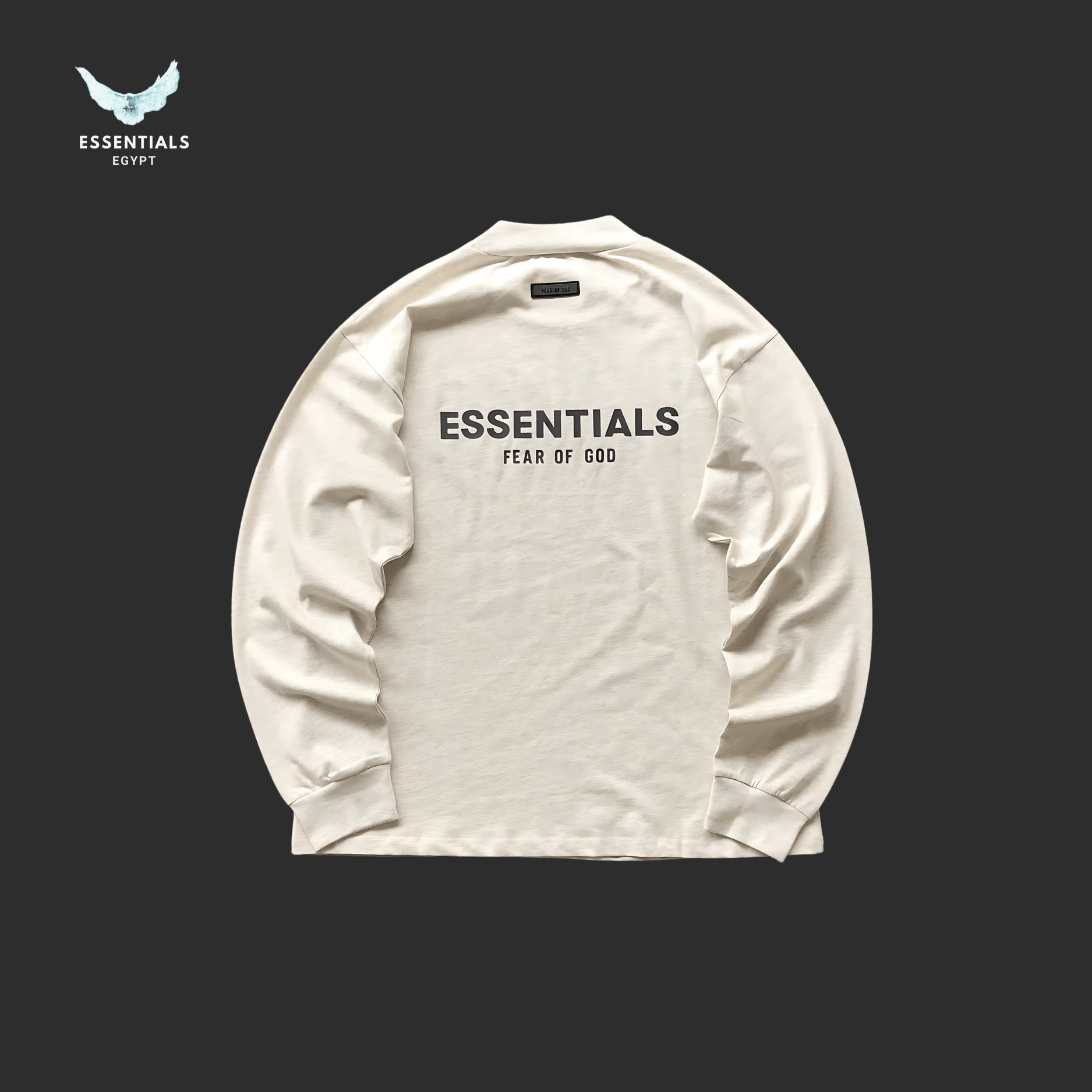 Essentials Long - Sleeve – Triple Bar Logo - ESSENTIALS EGYPT