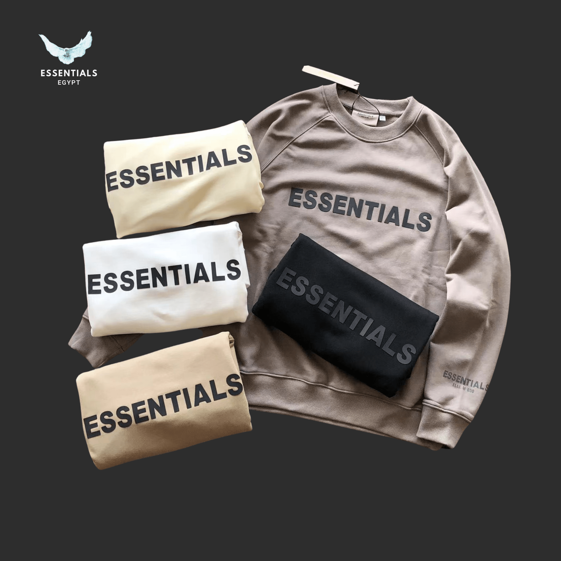 Essentials Fear of God Sweater – Multi Logo - ESSENTIALS EGYPT