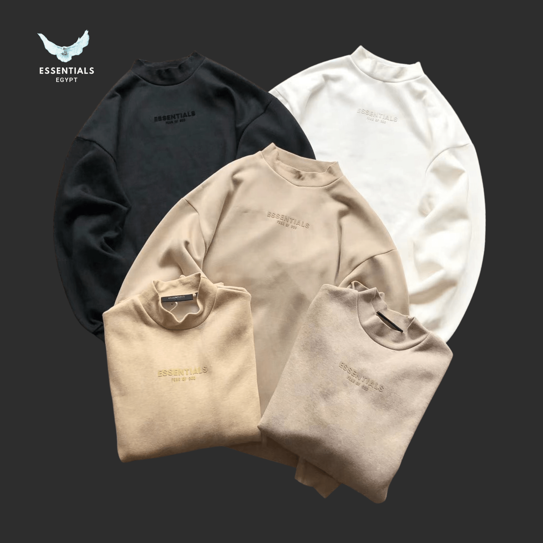 Essentials Sweater – Washed Neutrals - ESSENTIALS EGYPT