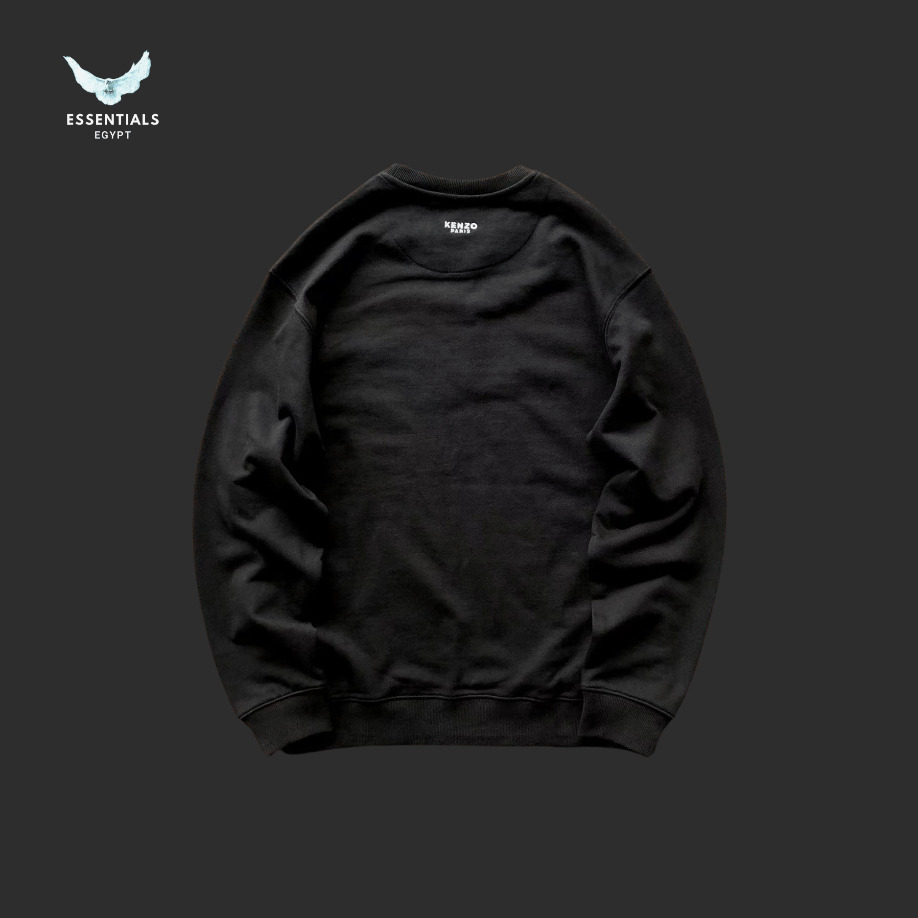 Kenzo Sweater – Mini Red Logo Embroidery - ESSENTIALS EGYPT