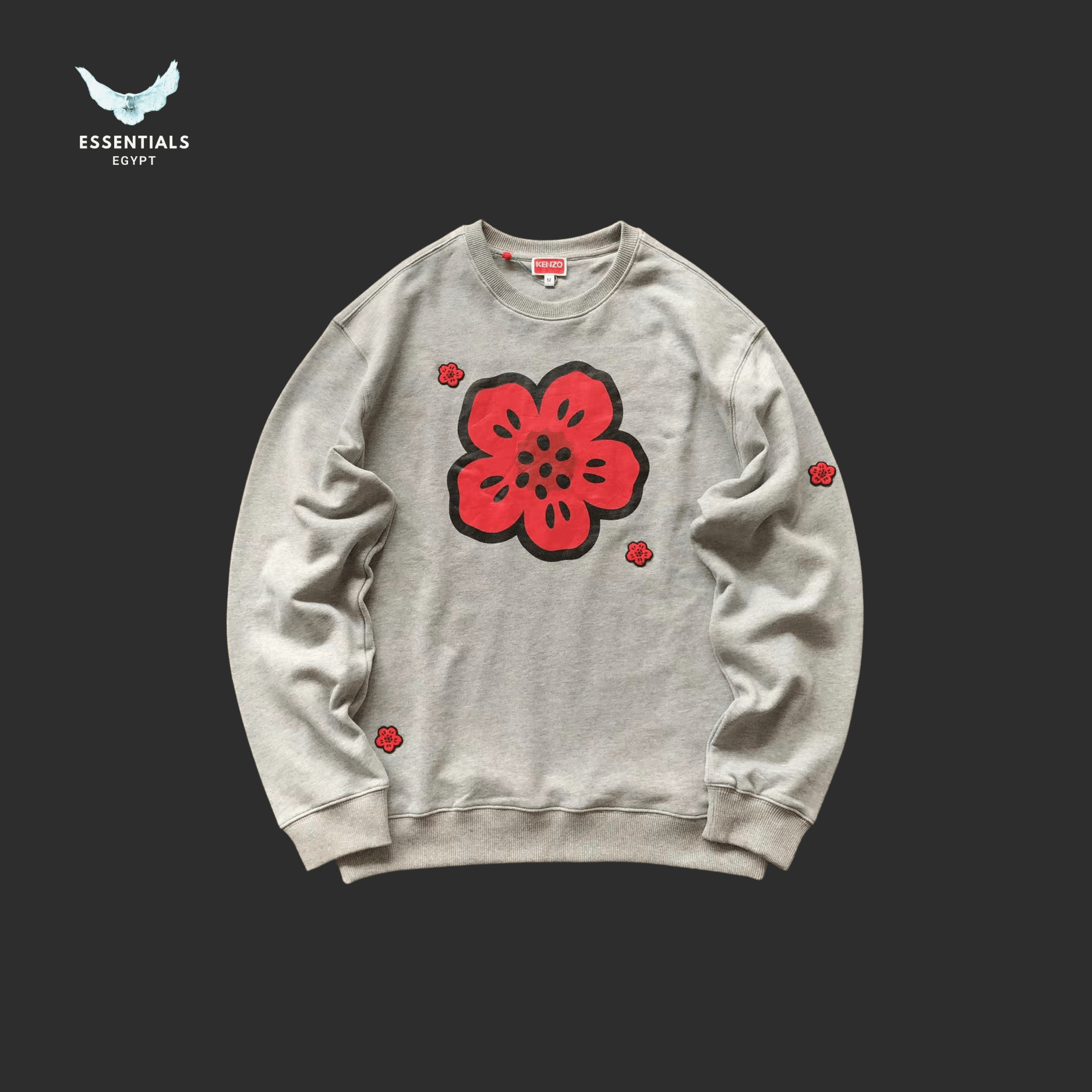 Kenzo Sweater – Flower Embroidery - ESSENTIALS EGYPT