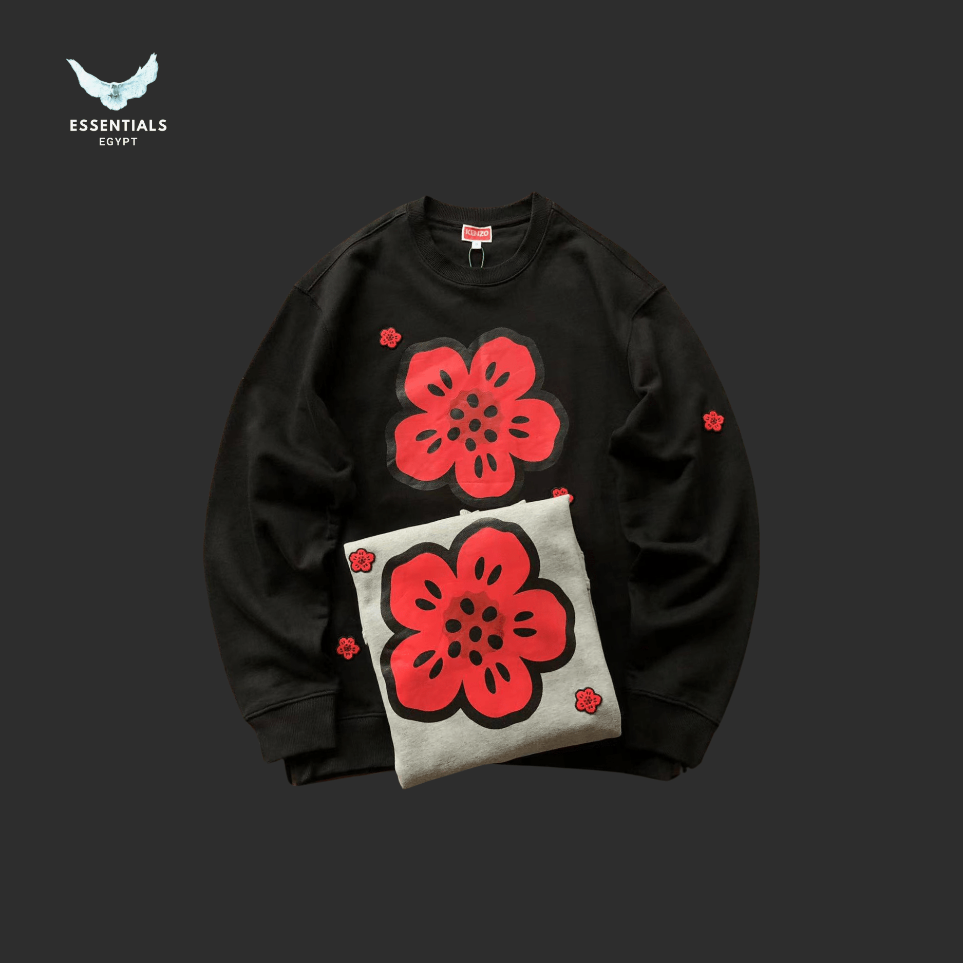 Kenzo Sweater – Flower Embroidery - ESSENTIALS EGYPT