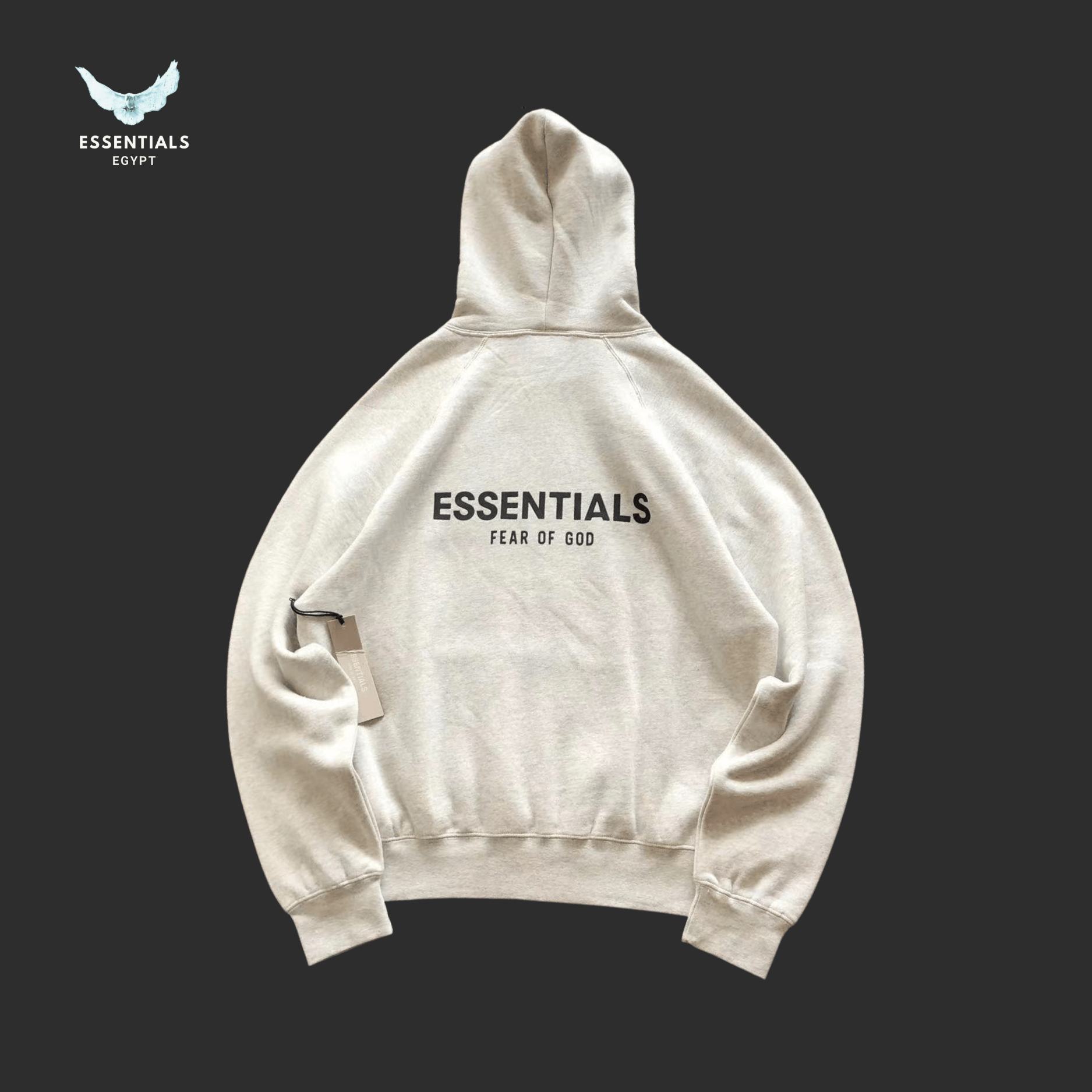 Essentials Hoodie – Neutral Street Fit - ESSENTIALS EGYPT