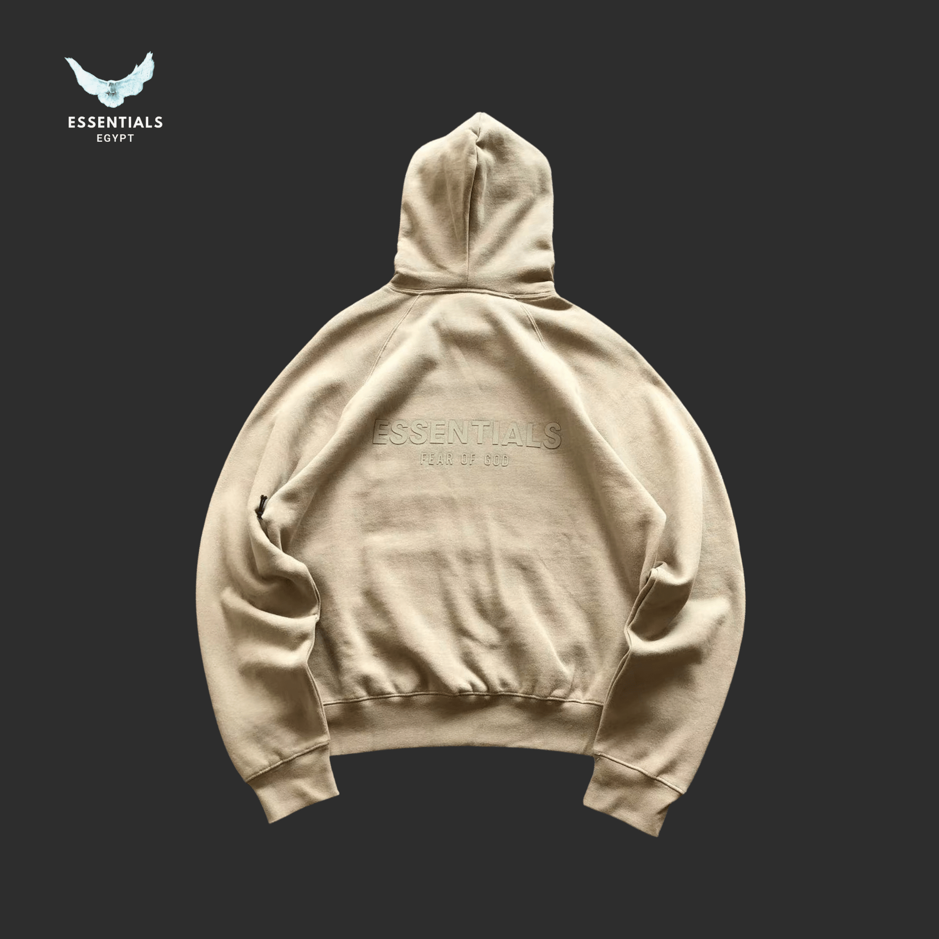 Essentials Hoodie – Neutral Street Fit - ESSENTIALS EGYPT