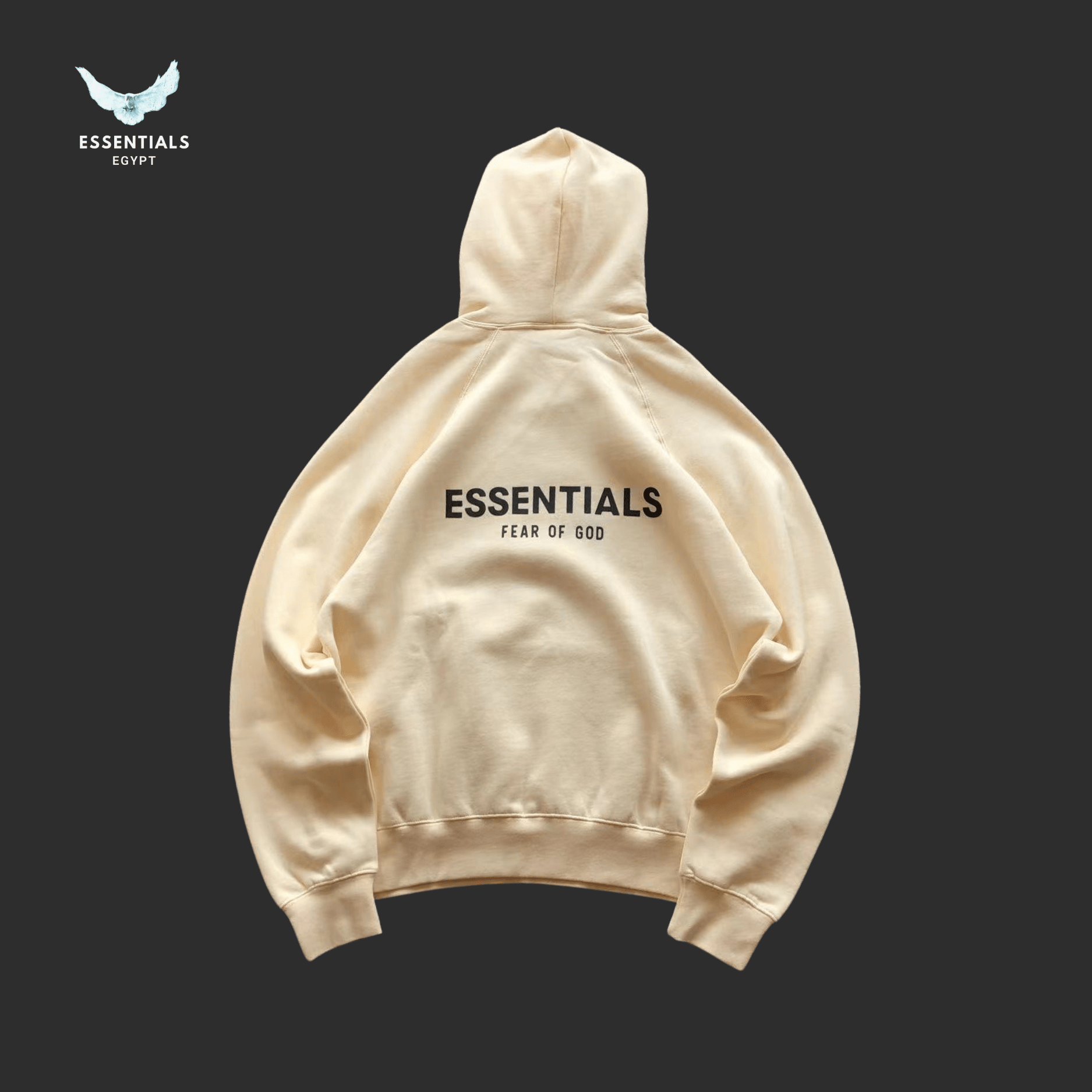 Essentials Hoodie – Neutral Street Fit - ESSENTIALS EGYPT