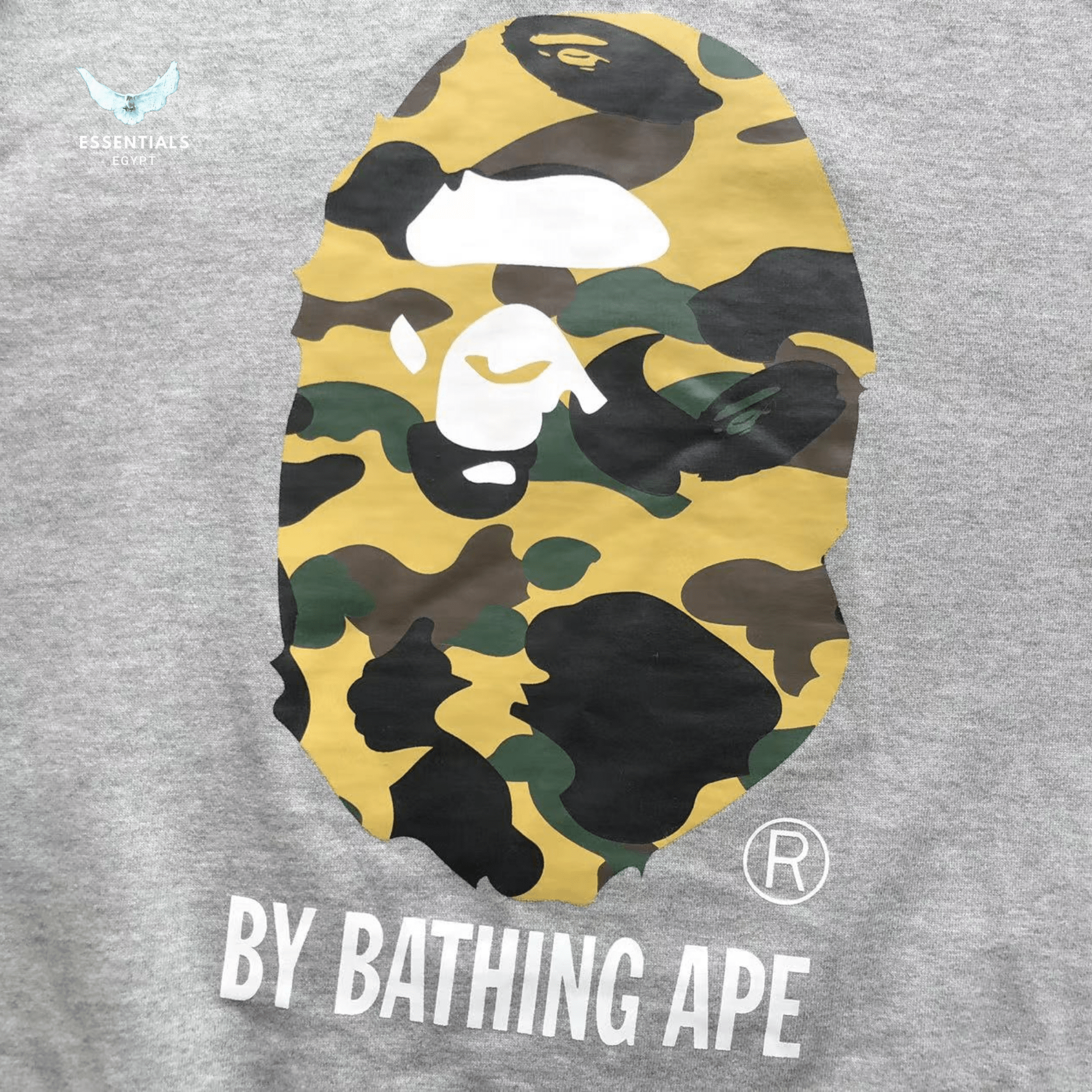 BAPE Sweater – Green Camo Head - ESSENTIALS EGYPT