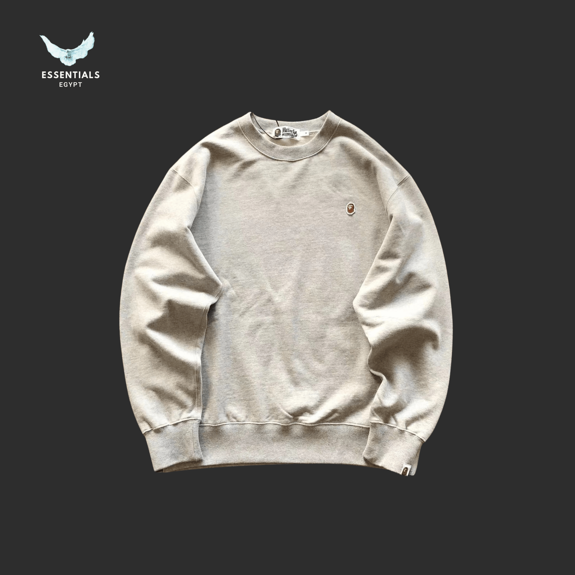 BAPE Sweater – Mini Logo Patch - ESSENTIALS EGYPT