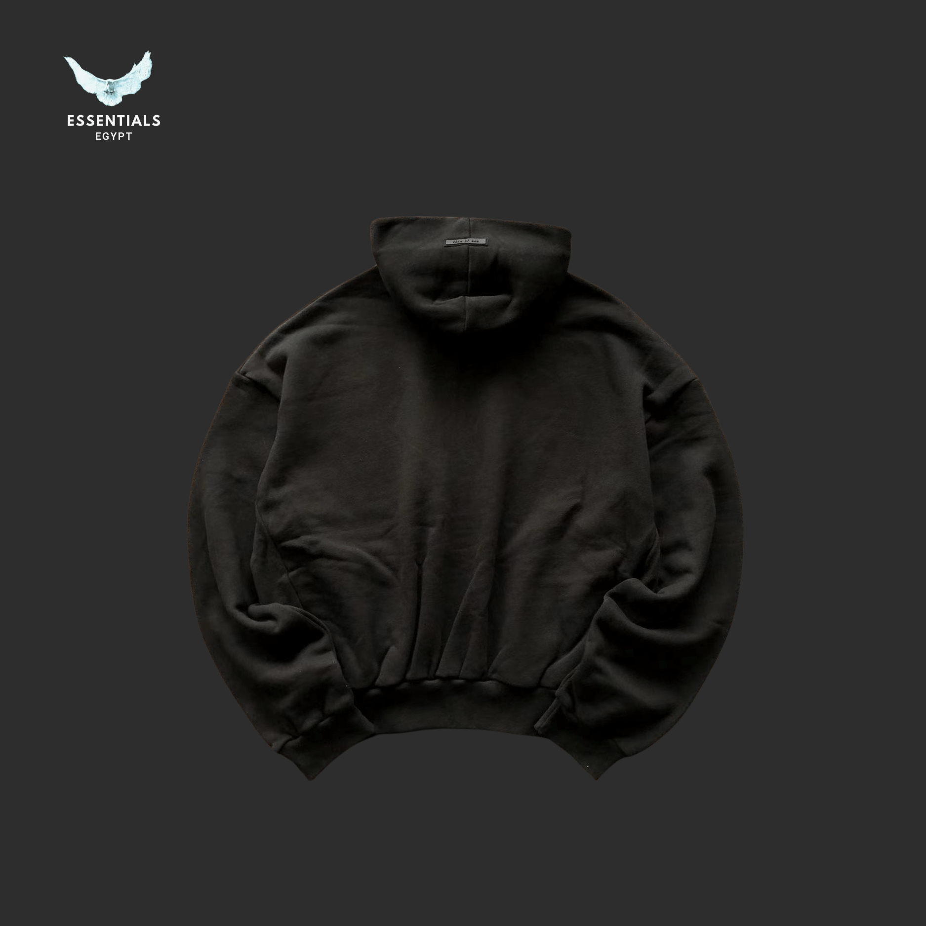 Essentials Hoodie – Contrast Logo - ESSENTIALS EGYPT