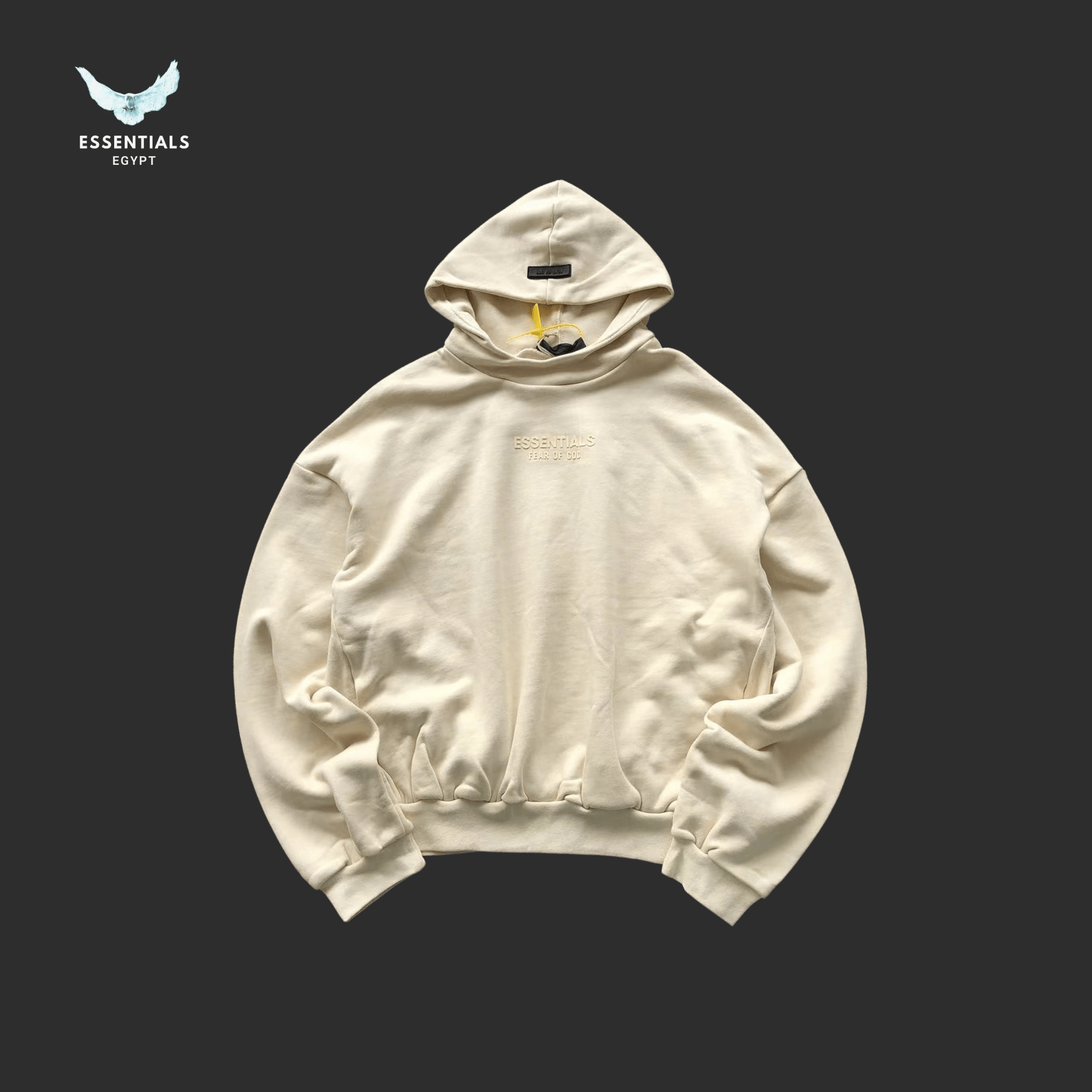 Essentials Hoodie – Contrast Logo - ESSENTIALS EGYPT