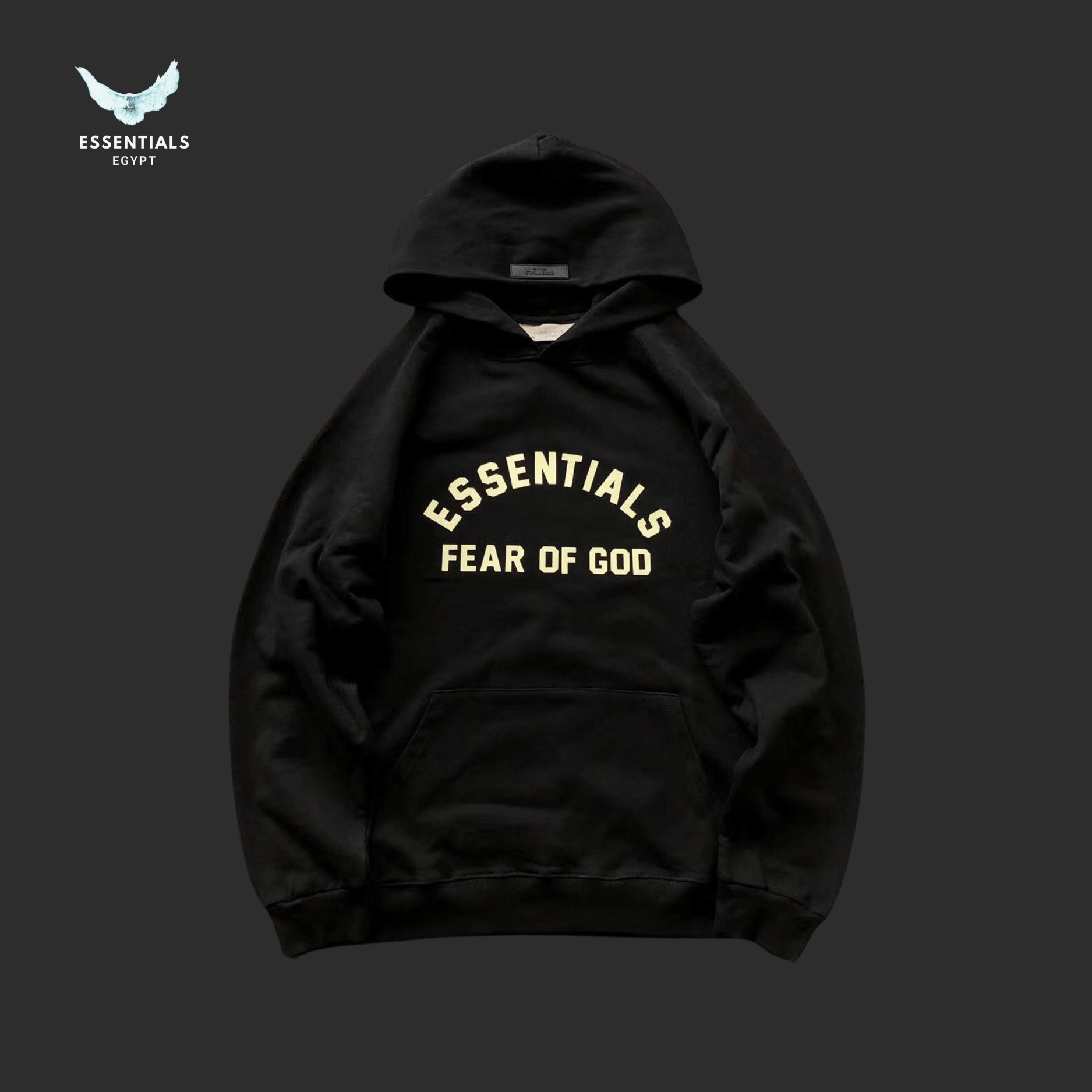 Essentials Fear of God Hoodie – Front Logo Bold - ESSENTIALS EGYPT