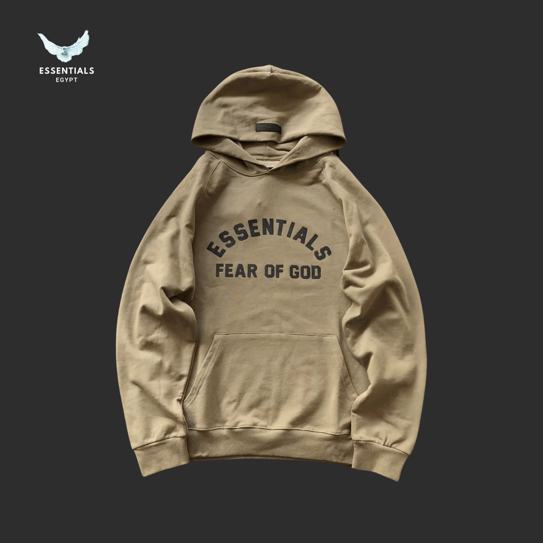 Essentials Fear of God Hoodie – Front Logo Bold - ESSENTIALS EGYPT