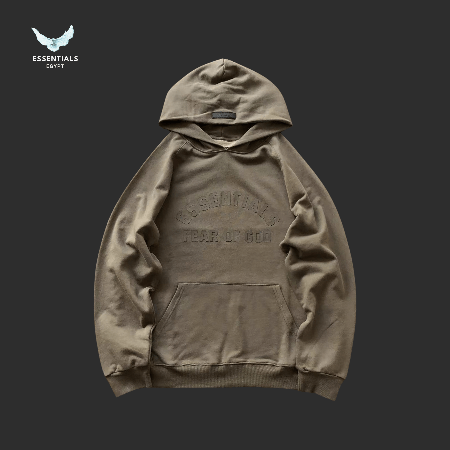 Essentials Fear of God Hoodie – Front Logo Bold - ESSENTIALS EGYPT