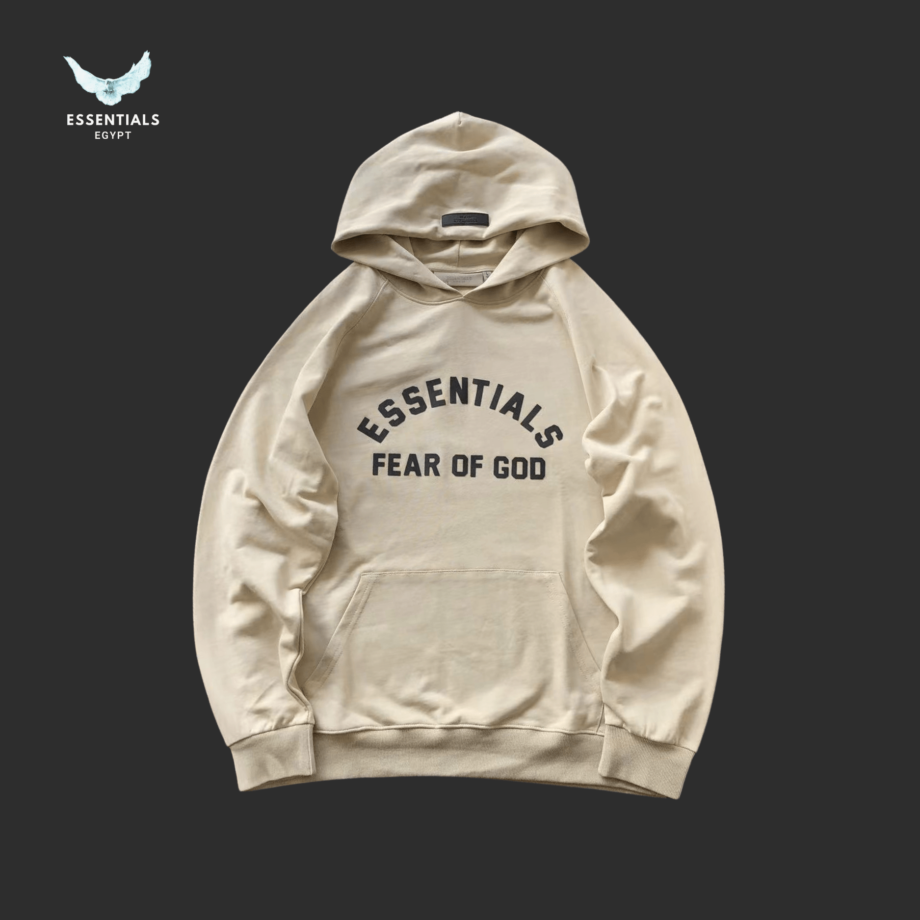 Essentials Fear of God Hoodie – Front Logo Bold - ESSENTIALS EGYPT