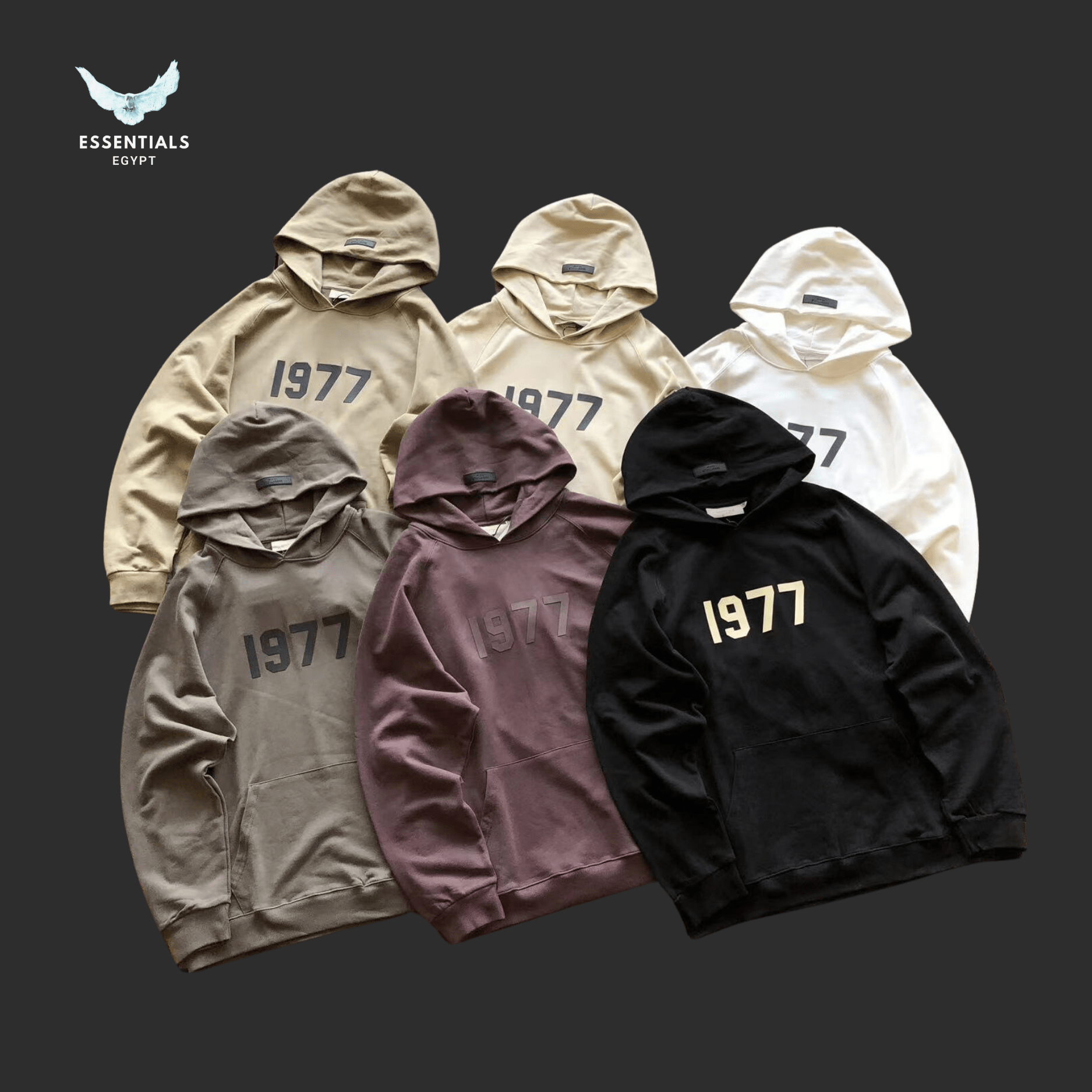 Essentials Fear of God Hoodie – 1977 Logo - ESSENTIALS EGYPT