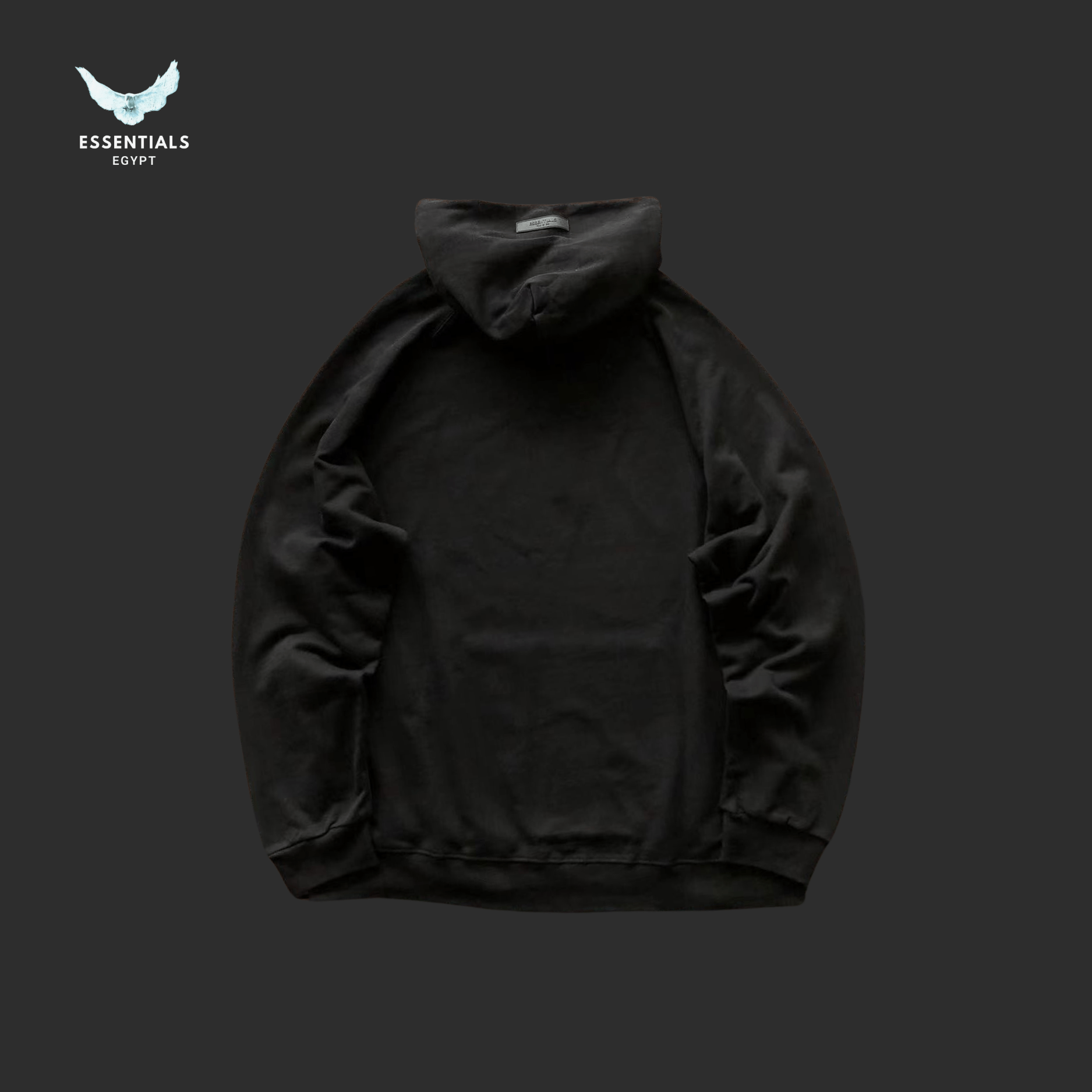 Essentials Hoodie – Logo Panel Edition - ESSENTIALS EGYPT