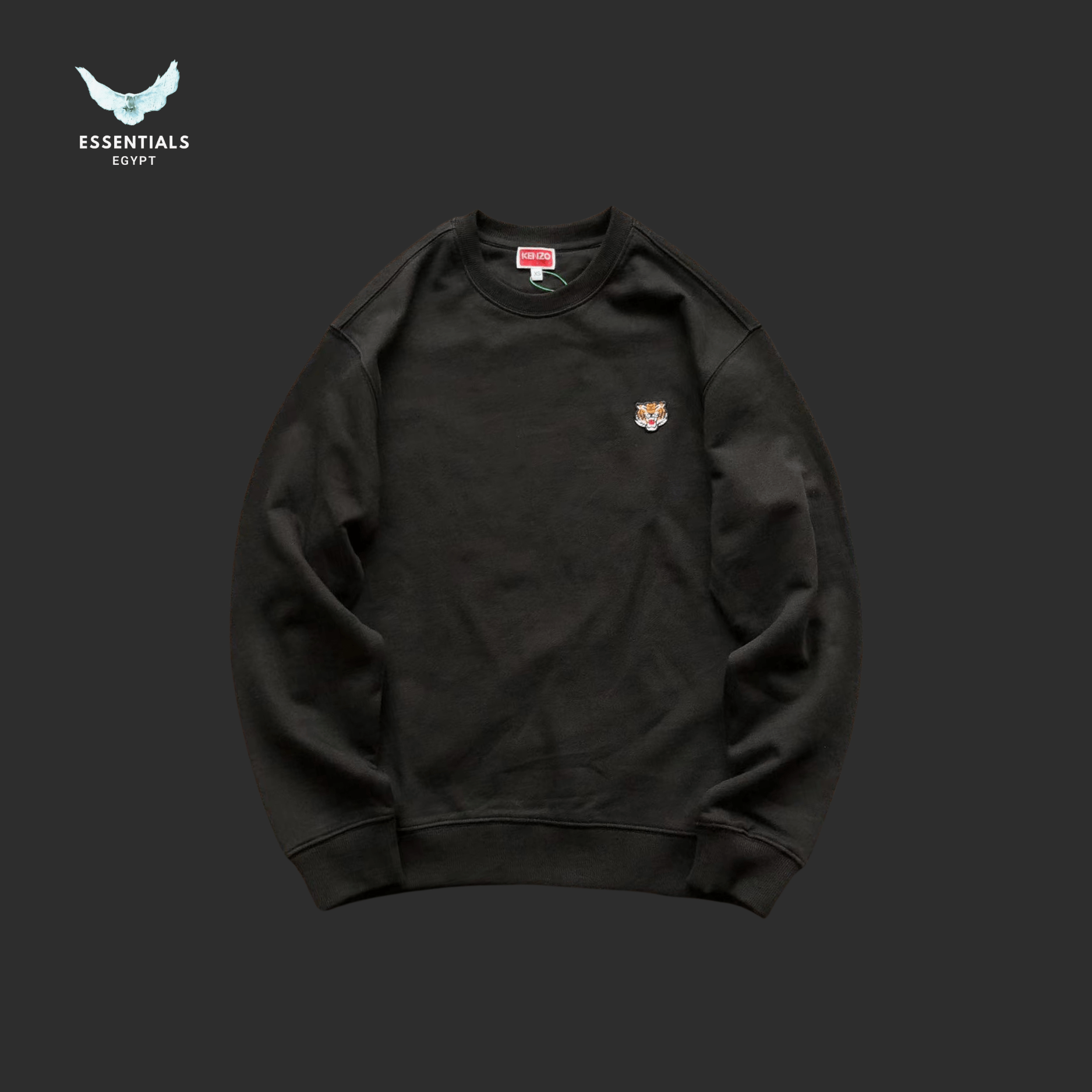 Kenzo Sweater – Mini Logo Patch - ESSENTIALS EGYPT