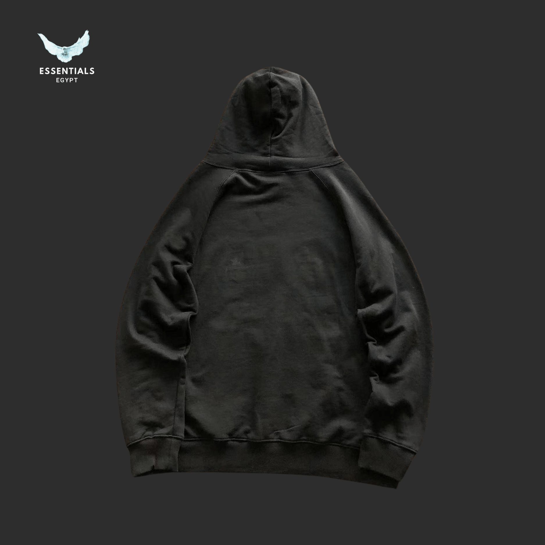 Essentials Hoodie – Two - Tone Logo Print - ESSENTIALS EGYPT