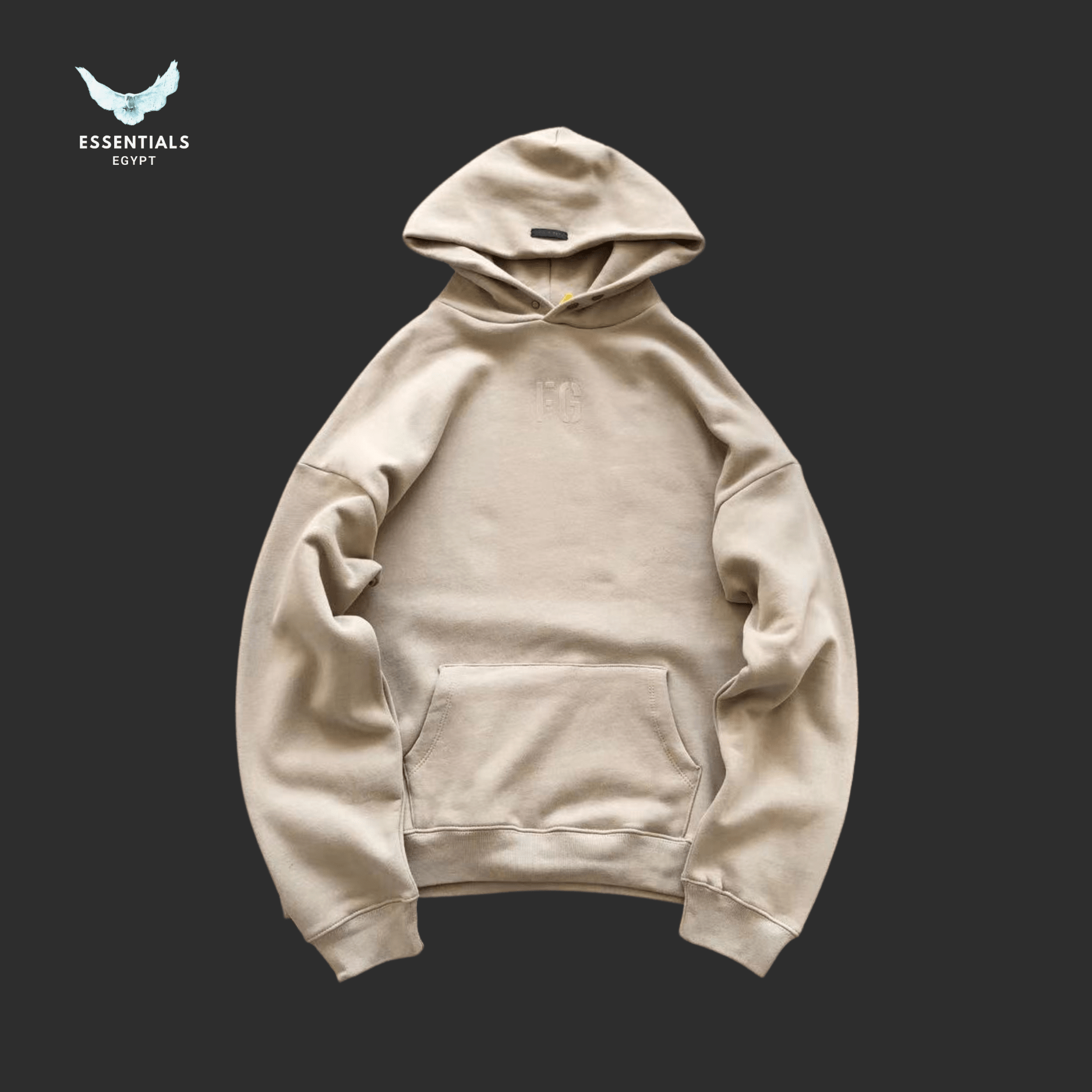 Essentials Fear of God Hoodie – Beige Edition - ESSENTIALS EGYPT