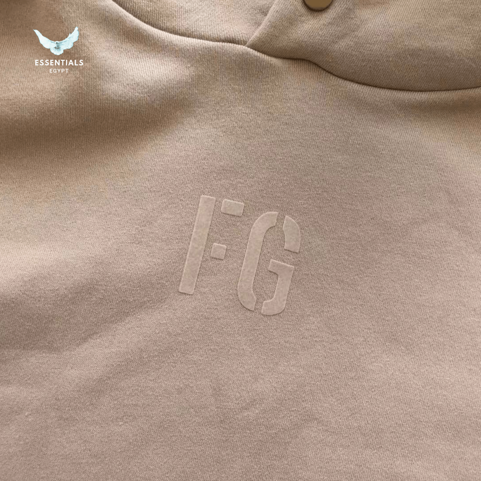 Essentials Fear of God Hoodie – Beige Edition - ESSENTIALS EGYPT
