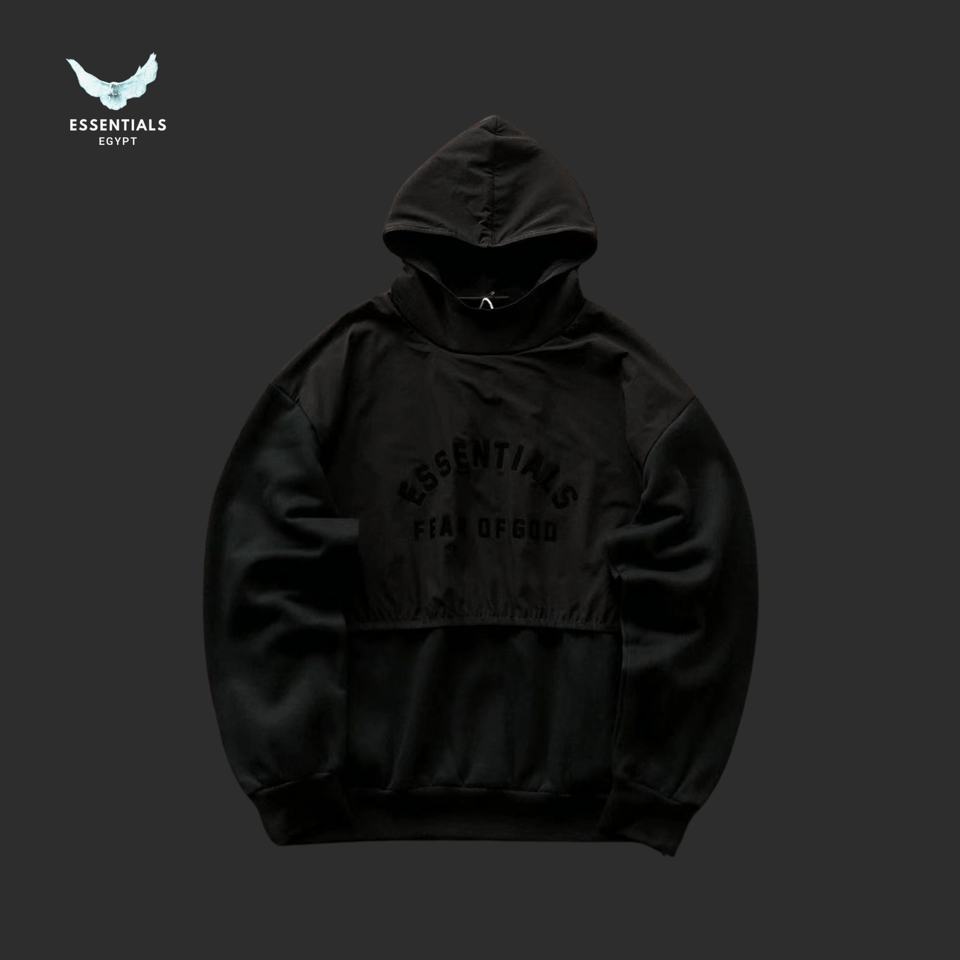 Essentials Hoodie – Minimal Front Logo - ESSENTIALS EGYPT