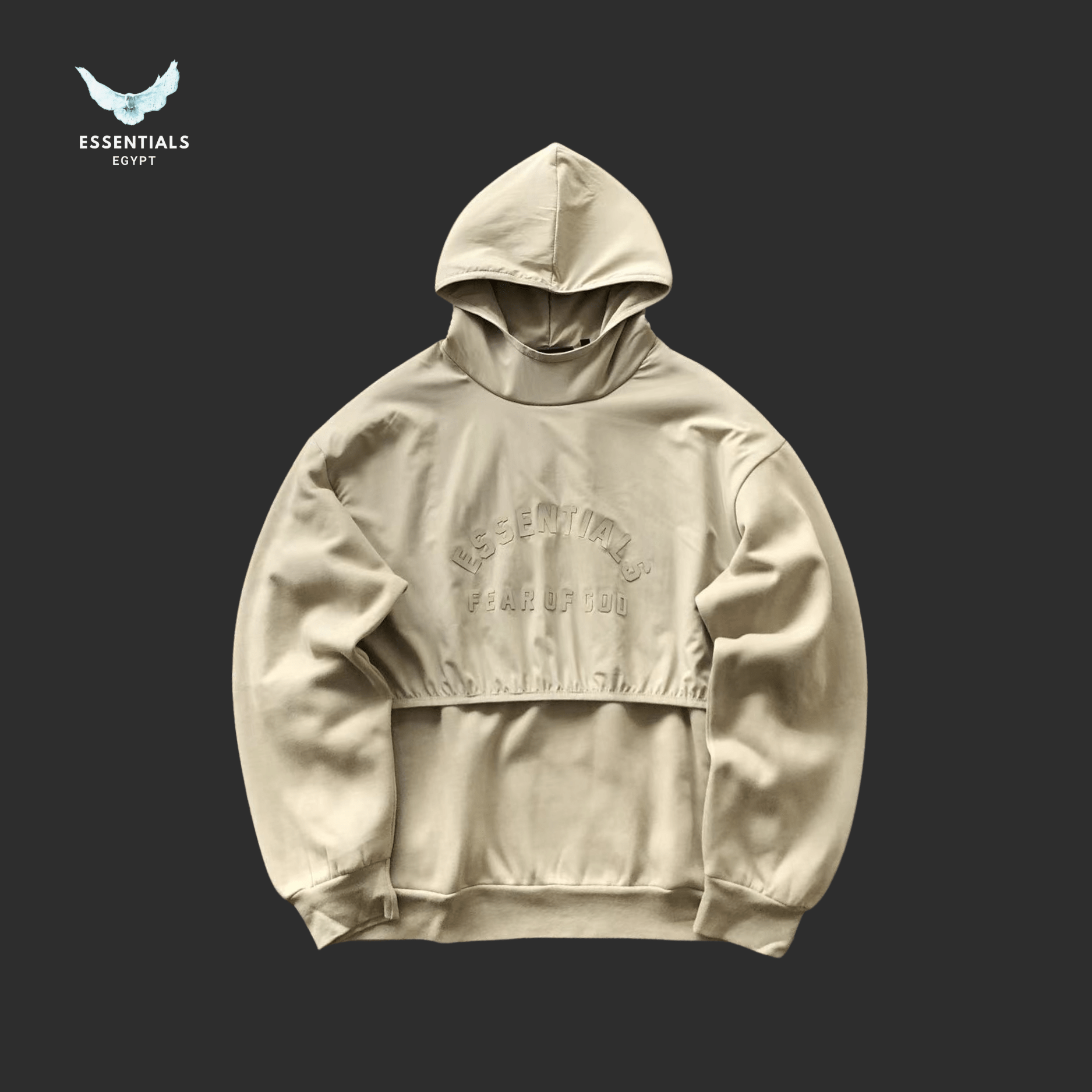 Essentials Hoodie – Minimal Front Logo - ESSENTIALS EGYPT