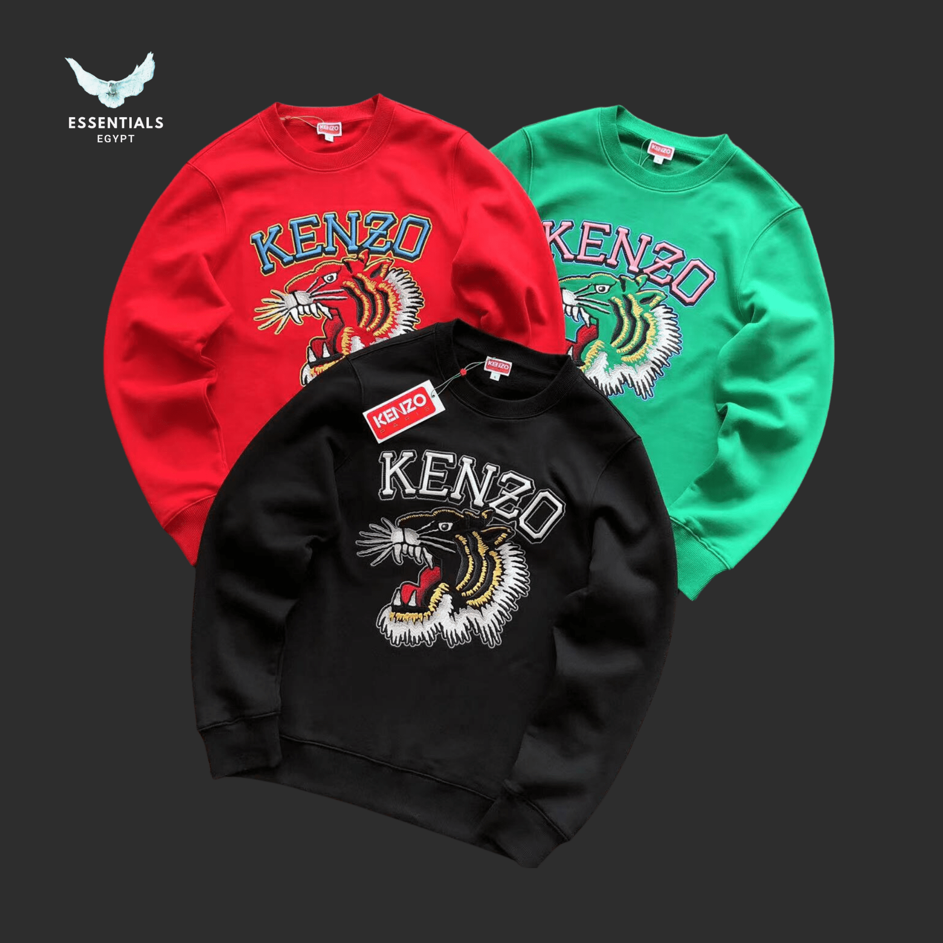 Kenzo Dragon & Tiger Sweater – Multicolor - ESSENTIALS EGYPT