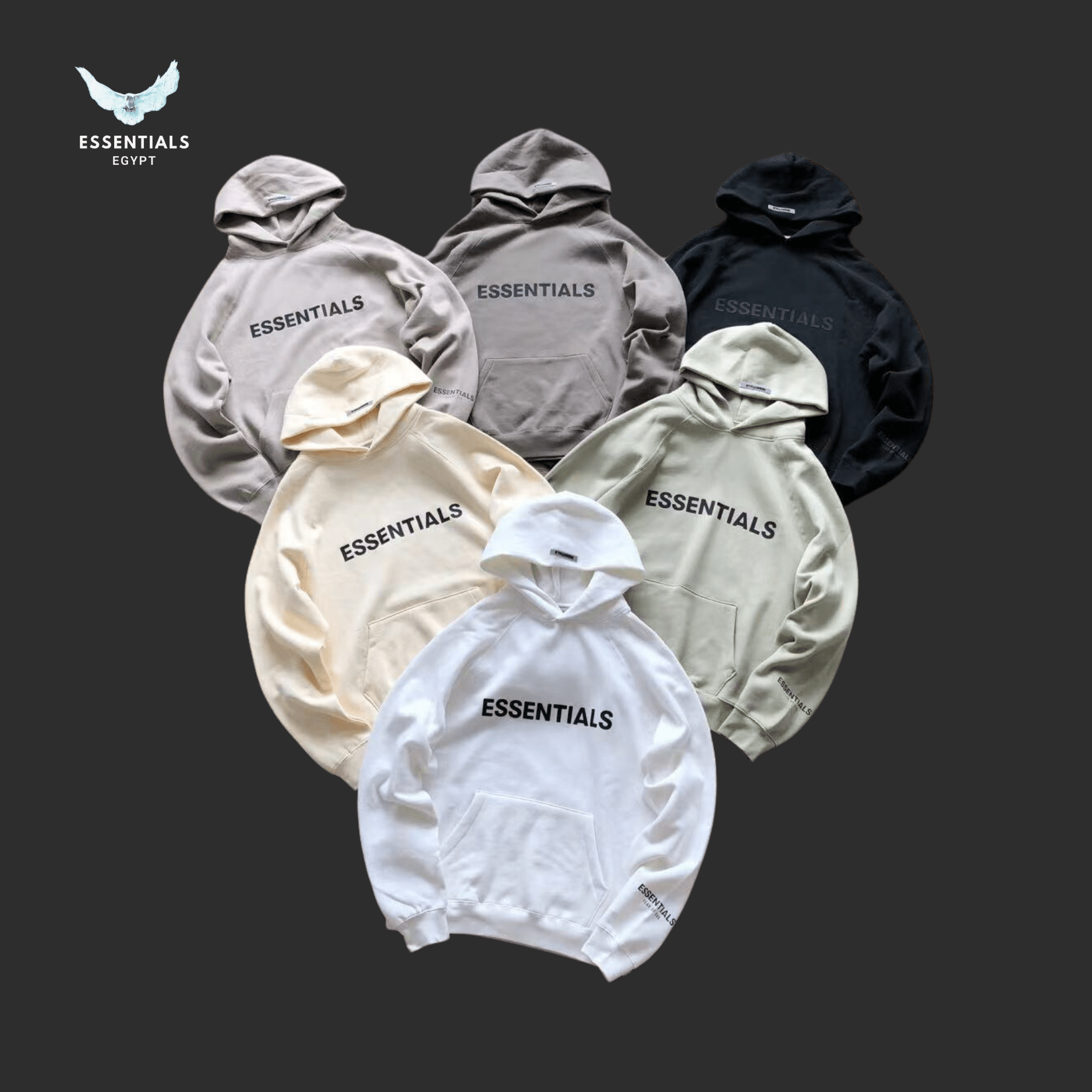 Essentials Fear of God Hoodie – Tonal Color Pack - ESSENTIALS EGYPT