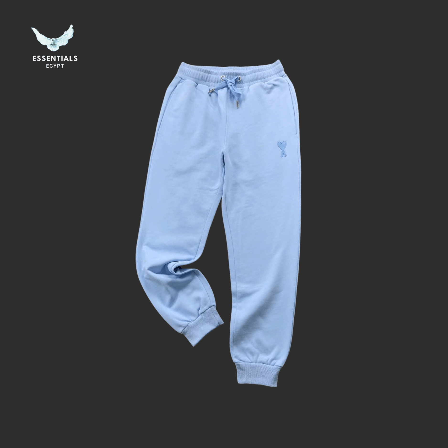 AMI Paris Sweatpants – Tapered Fit - ESSENTIALS EGYPT