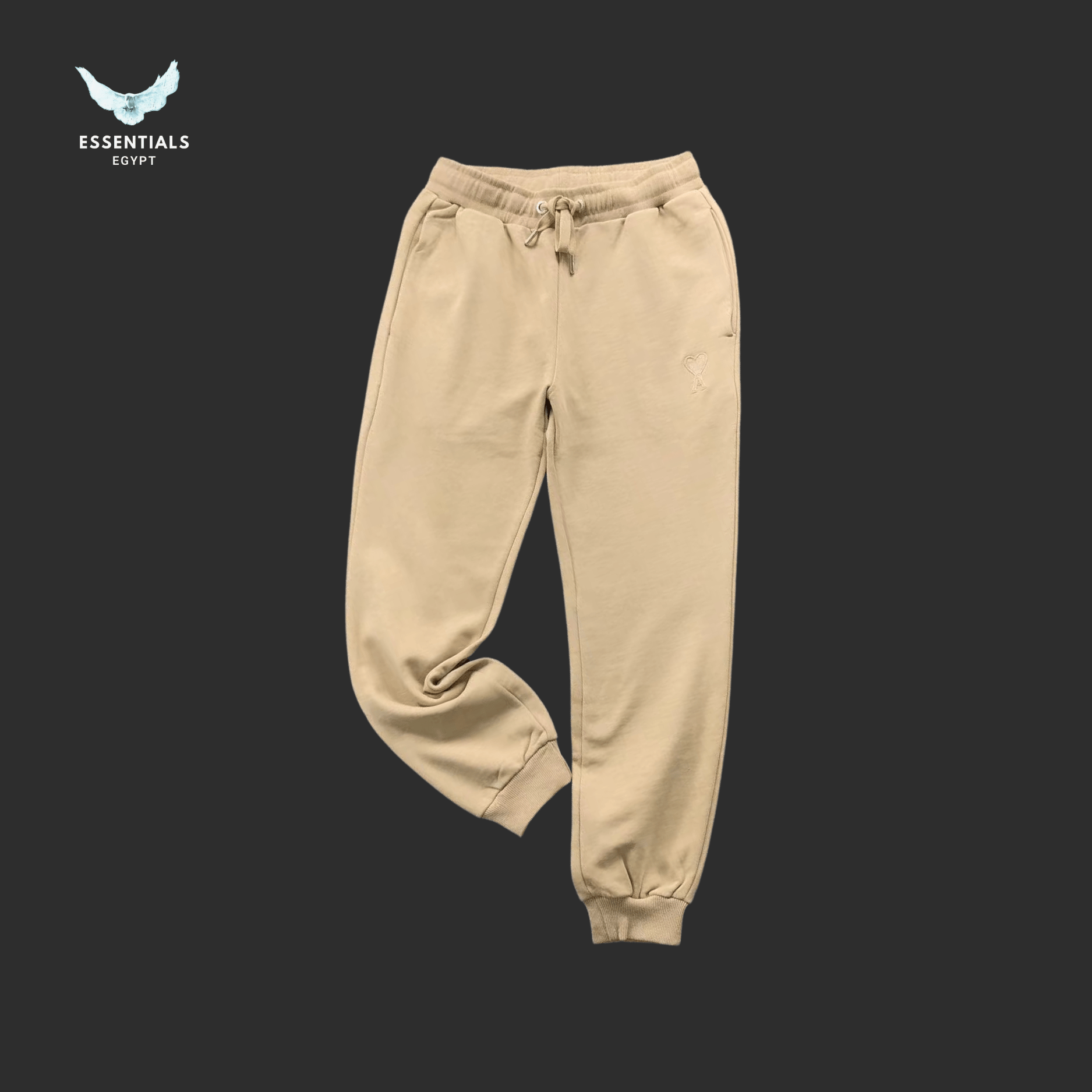 AMI Paris Sweatpants – Tapered Fit - ESSENTIALS EGYPT