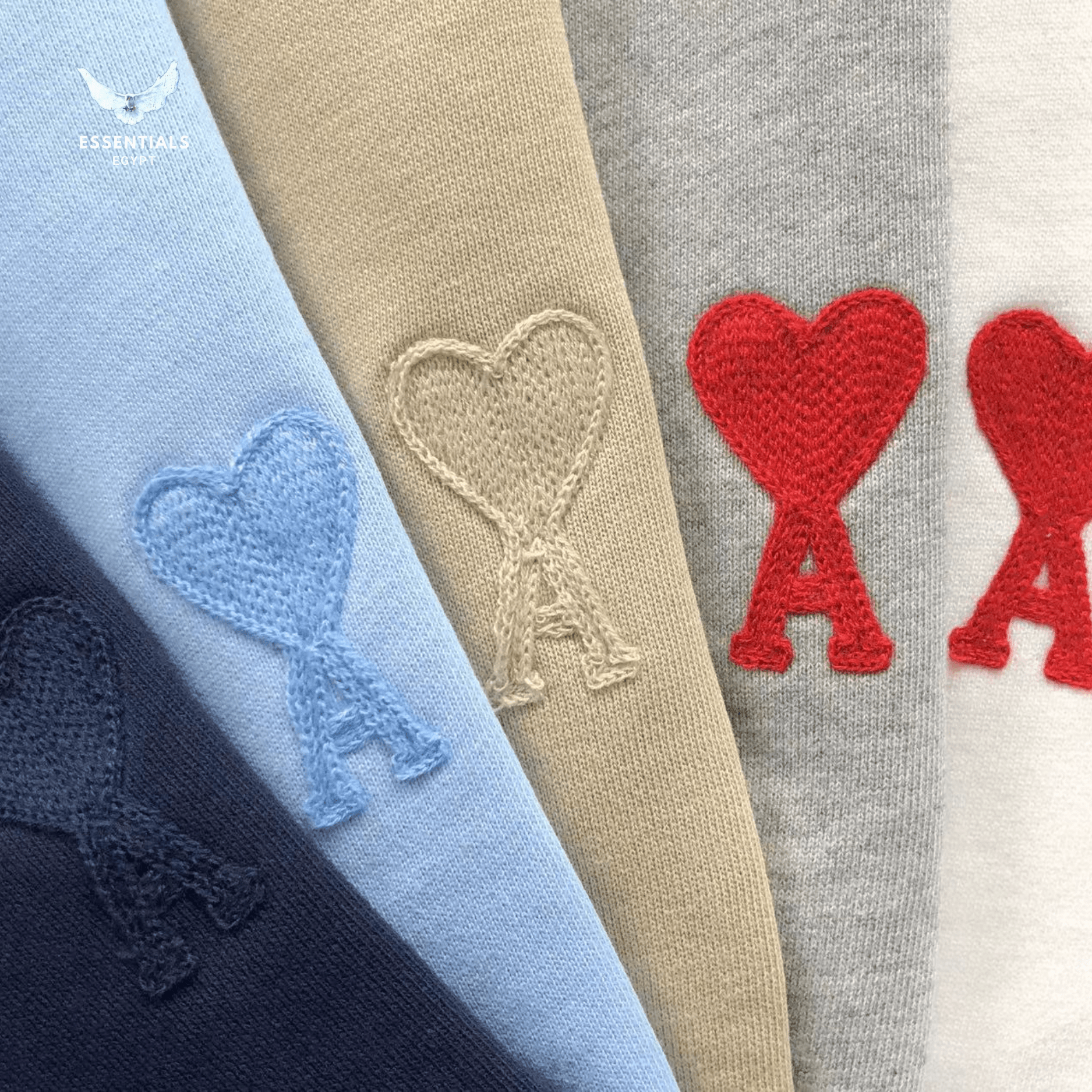 AMI Paris Sweatpants – Tapered Fit - ESSENTIALS EGYPT