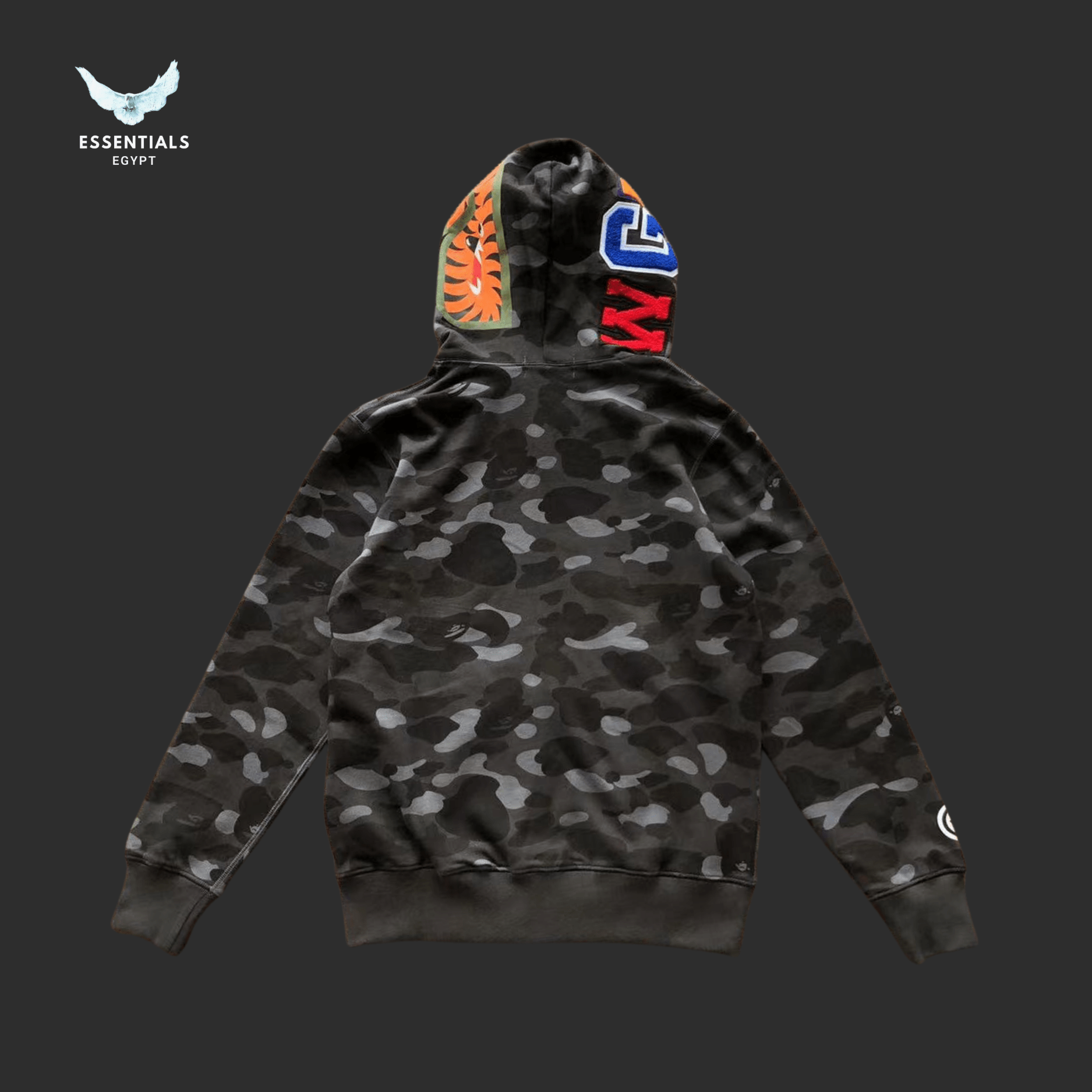 BAPE Full Camo Hoodie – Mixed Colors - ESSENTIALS EGYPT