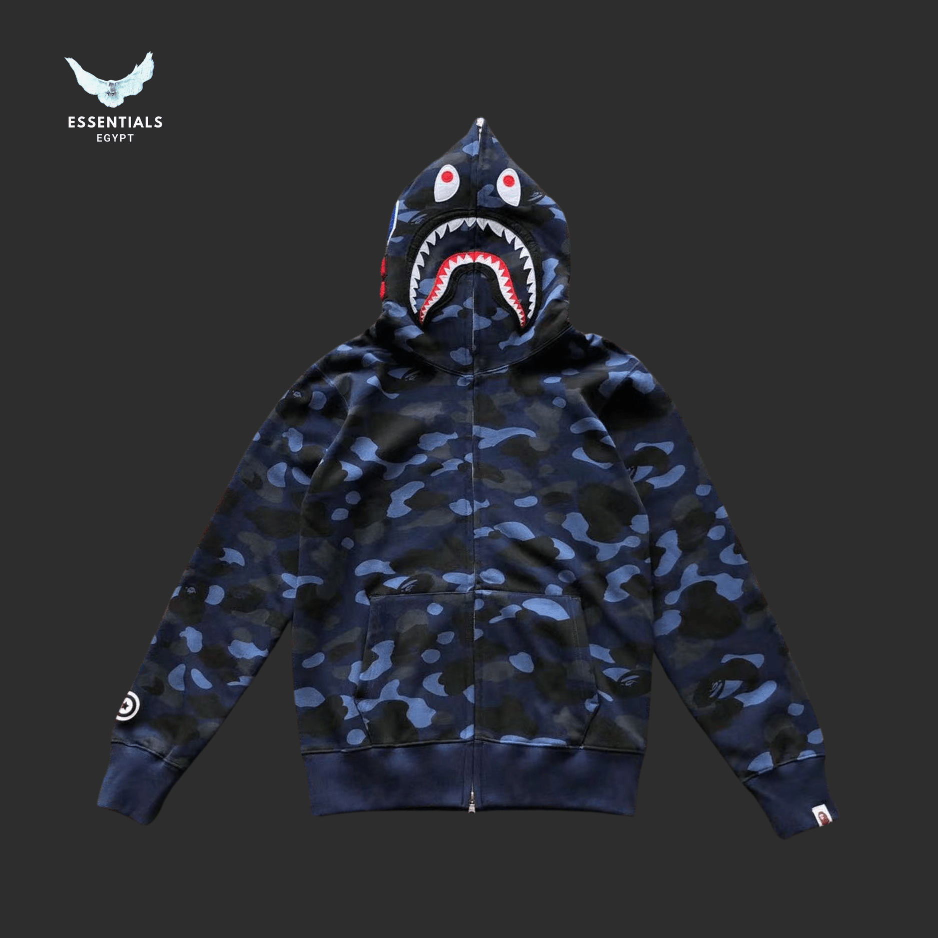 BAPE Full Camo Hoodie – Mixed Colors - ESSENTIALS EGYPT