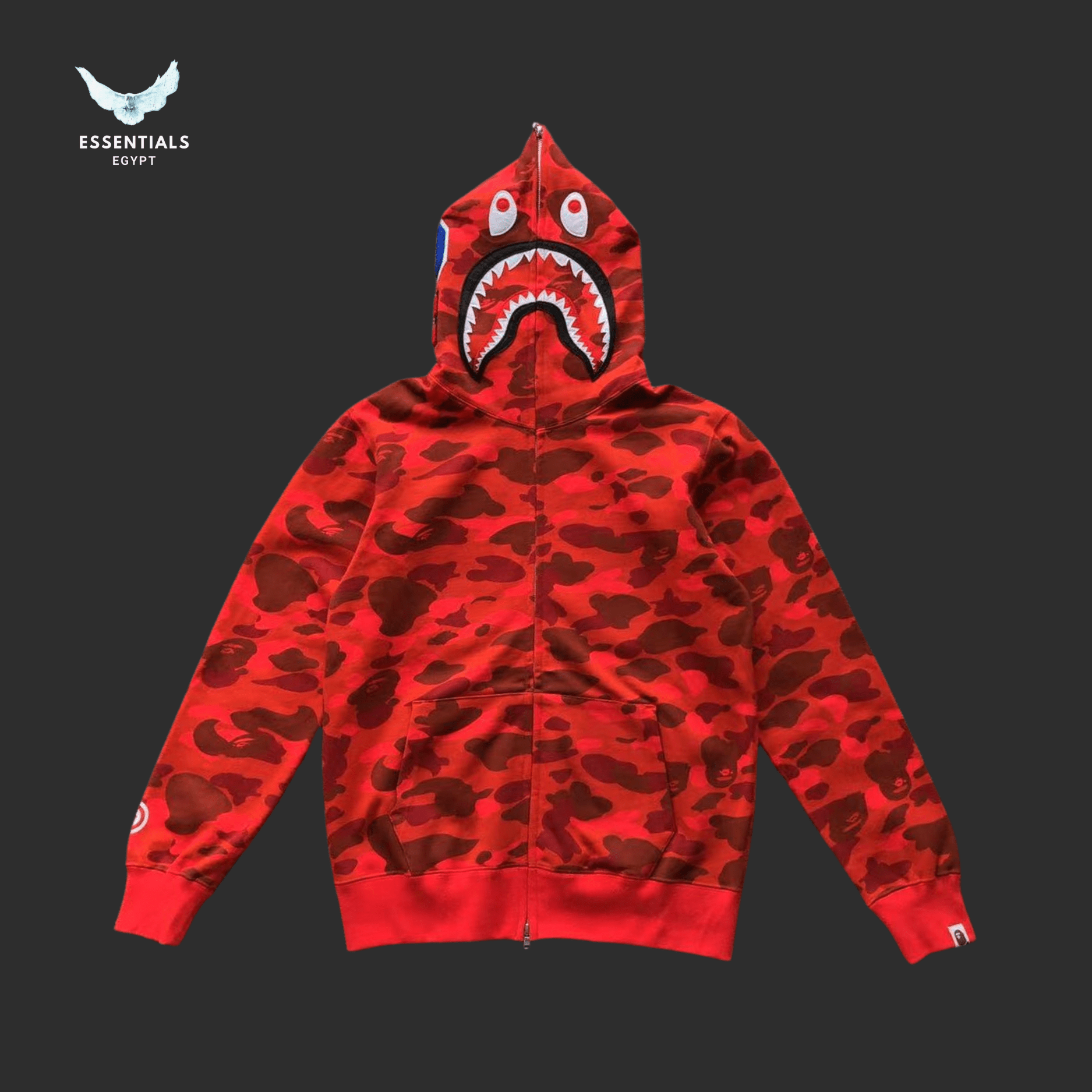 BAPE Full Camo Hoodie – Mixed Colors - ESSENTIALS EGYPT