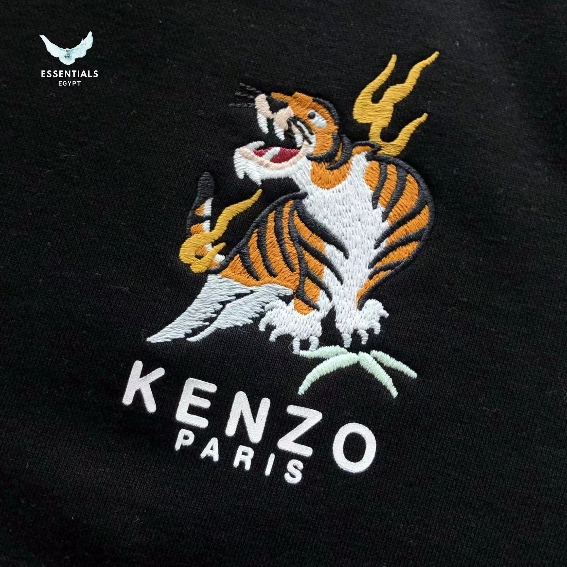 Kenzo Sweater – Dragon Tiger Patch - ESSENTIALS EGYPT