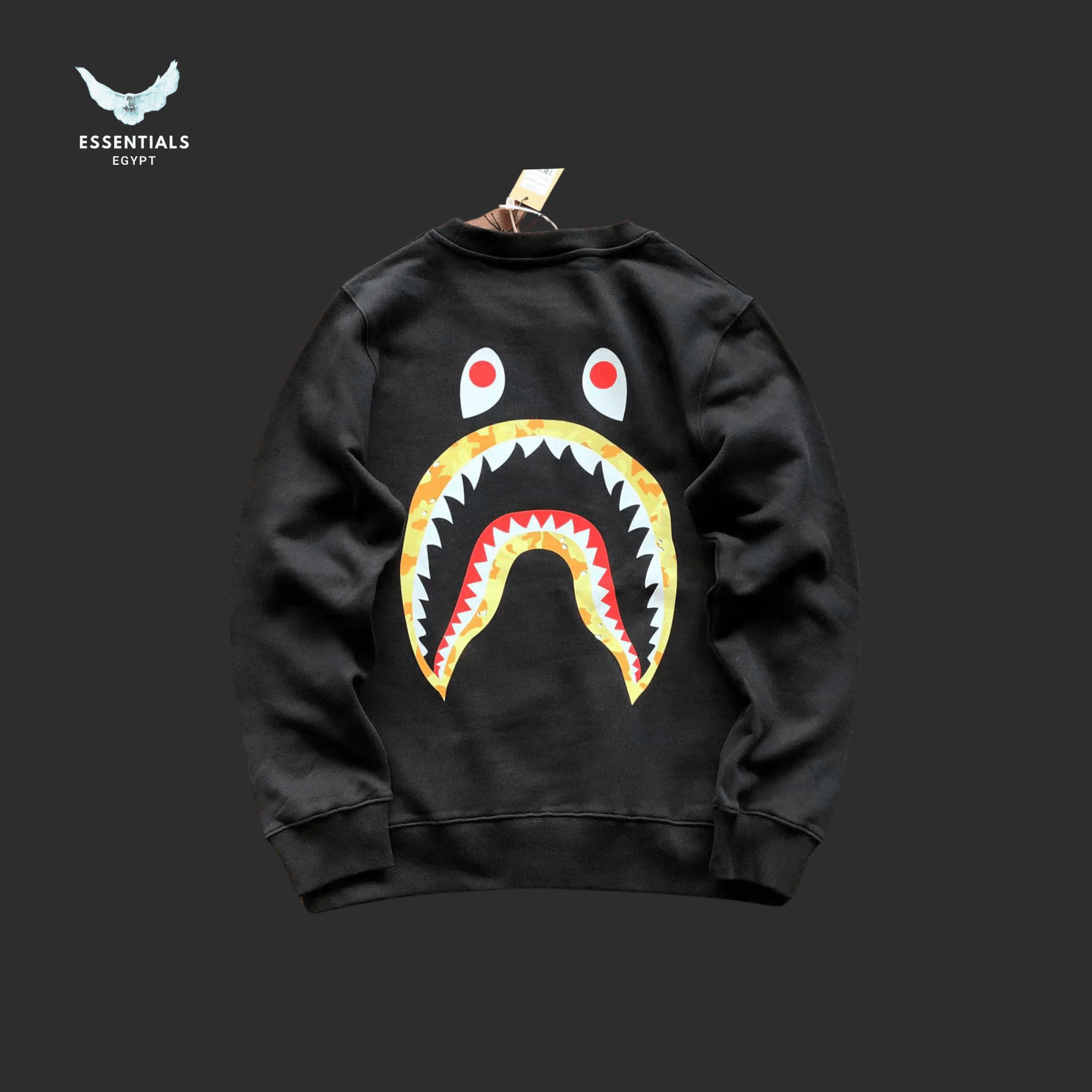 Stussy x BAPE Sweater – Black Yellow Graphic - ESSENTIALS EGYPT