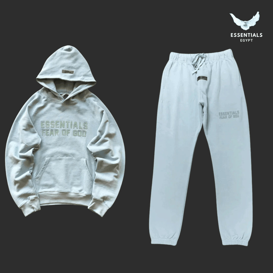 Fear of God Essentials Logo Baby Blue Full Set - ESSENTIALS EGYPT