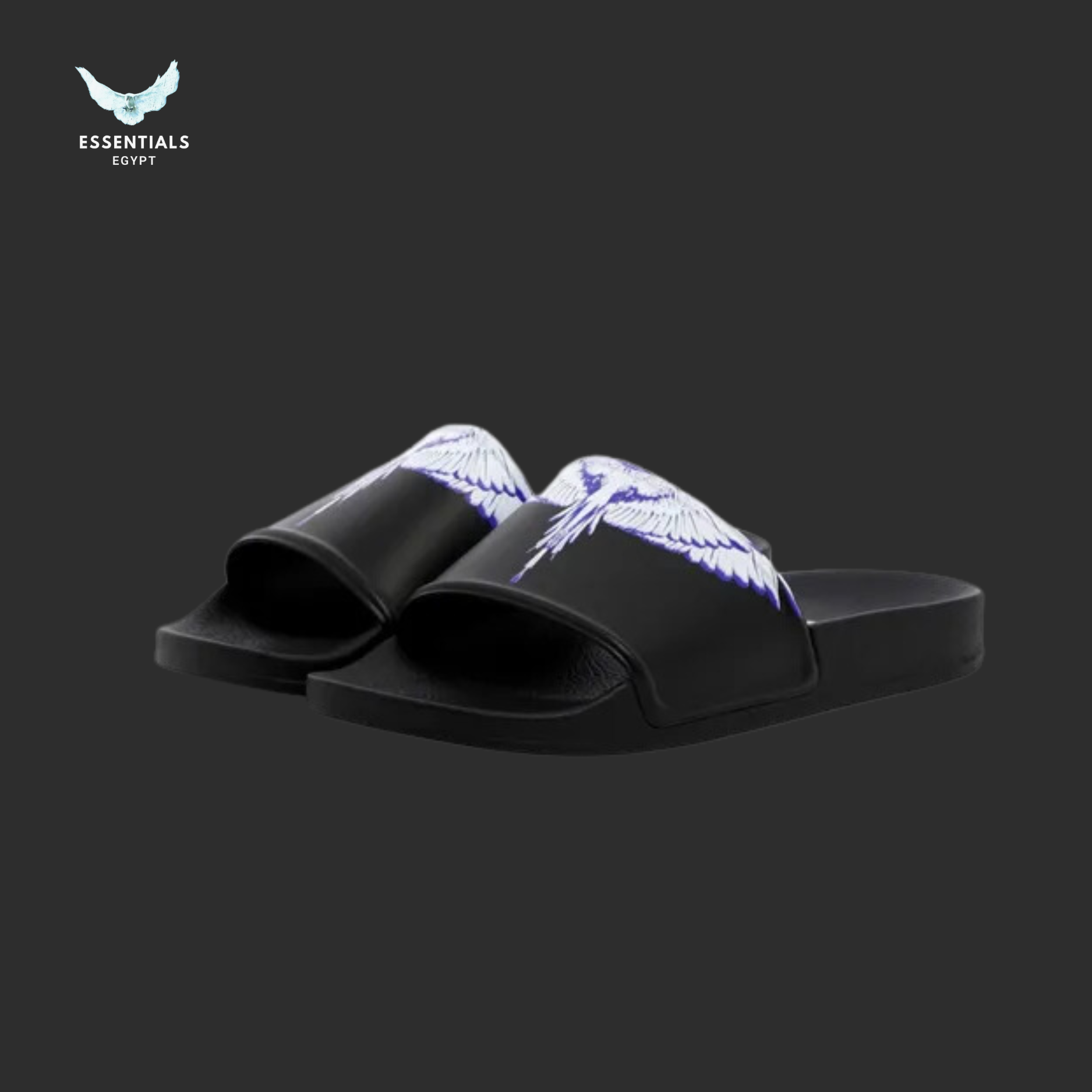 Marcelo Burlon Slides – Frost Wingtip Light Blue - ESSENTIALS EGYPT