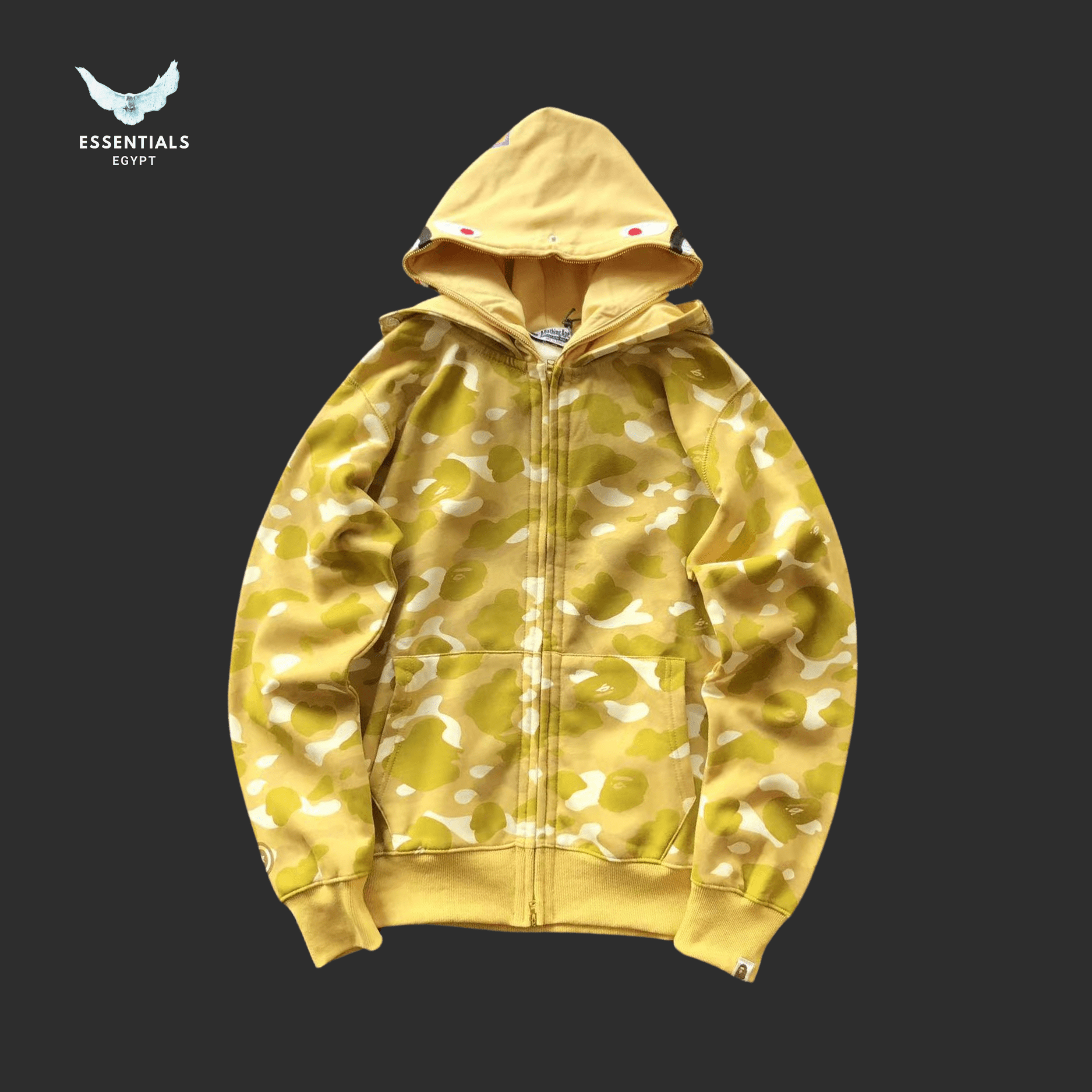 BAPE Shark Camo Hoodie – Mixed Colors - ESSENTIALS EGYPT