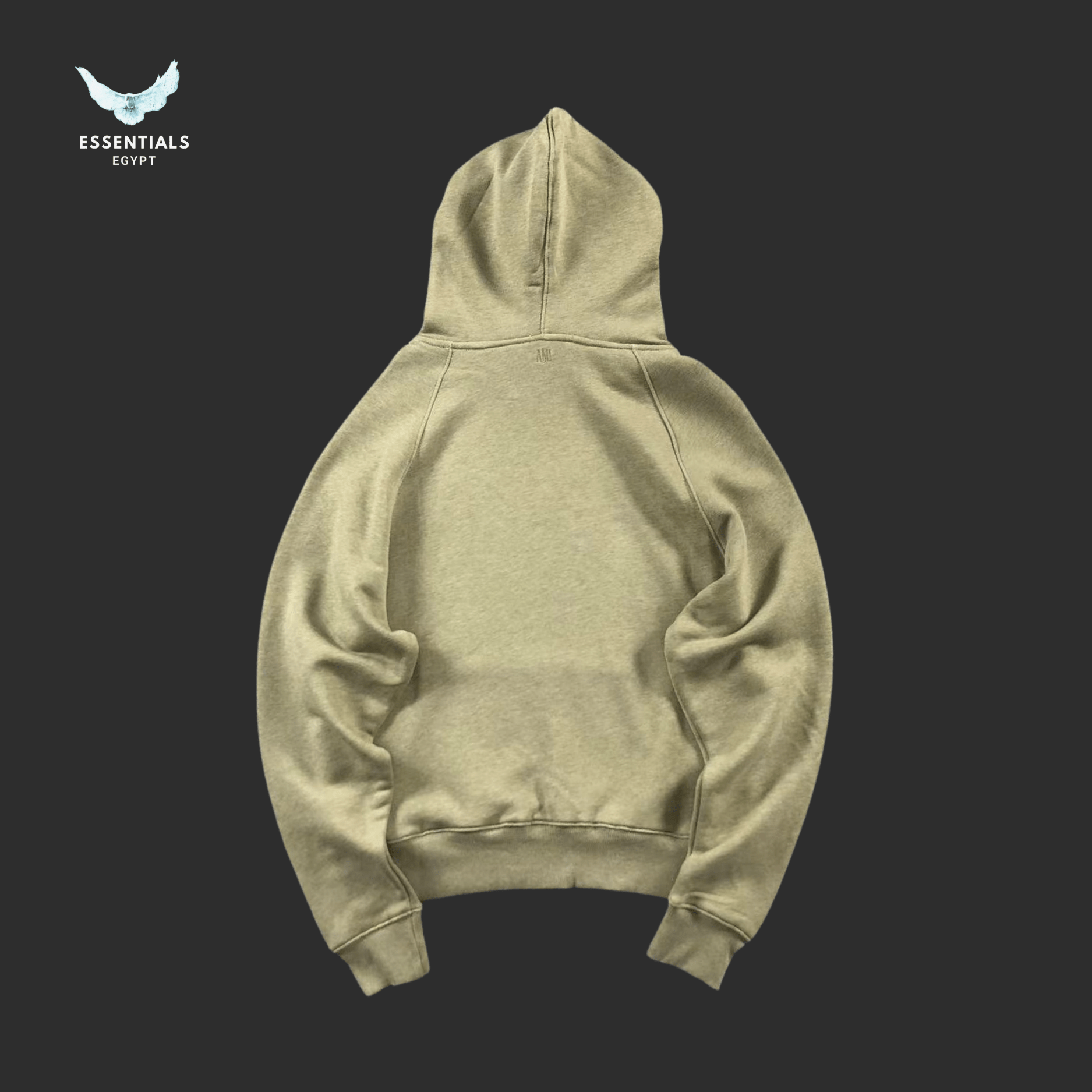 AMI Paris Hoodie – Washed Cotton Pullover - ESSENTIALS EGYPT