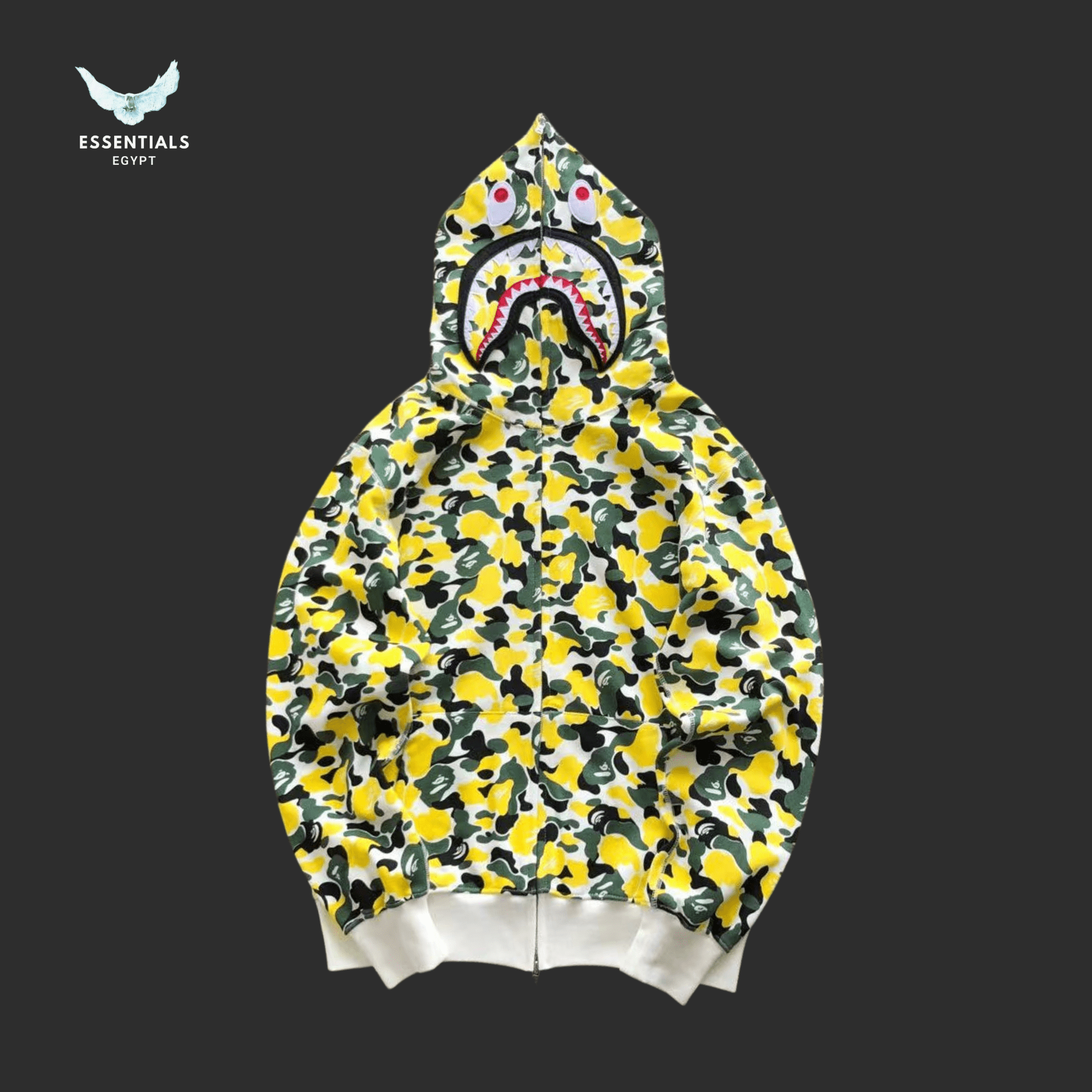BAPE Shark Hoodie – Pastel Drop - ESSENTIALS EGYPT