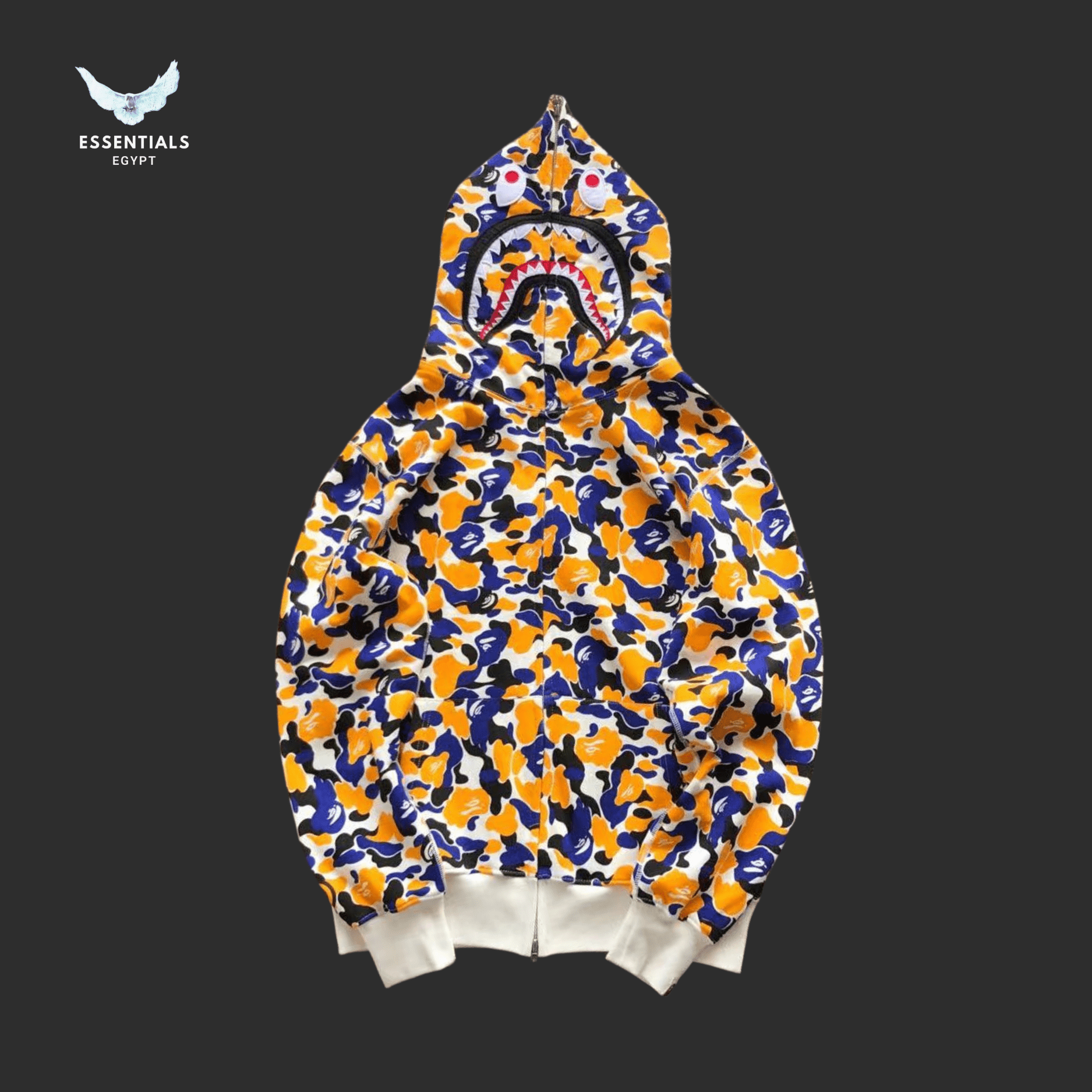 BAPE Shark Hoodie – Pastel Drop - ESSENTIALS EGYPT