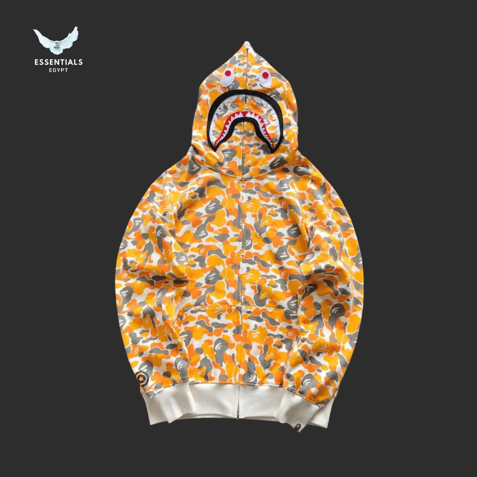 BAPE Shark Hoodie – Pastel Drop - ESSENTIALS EGYPT
