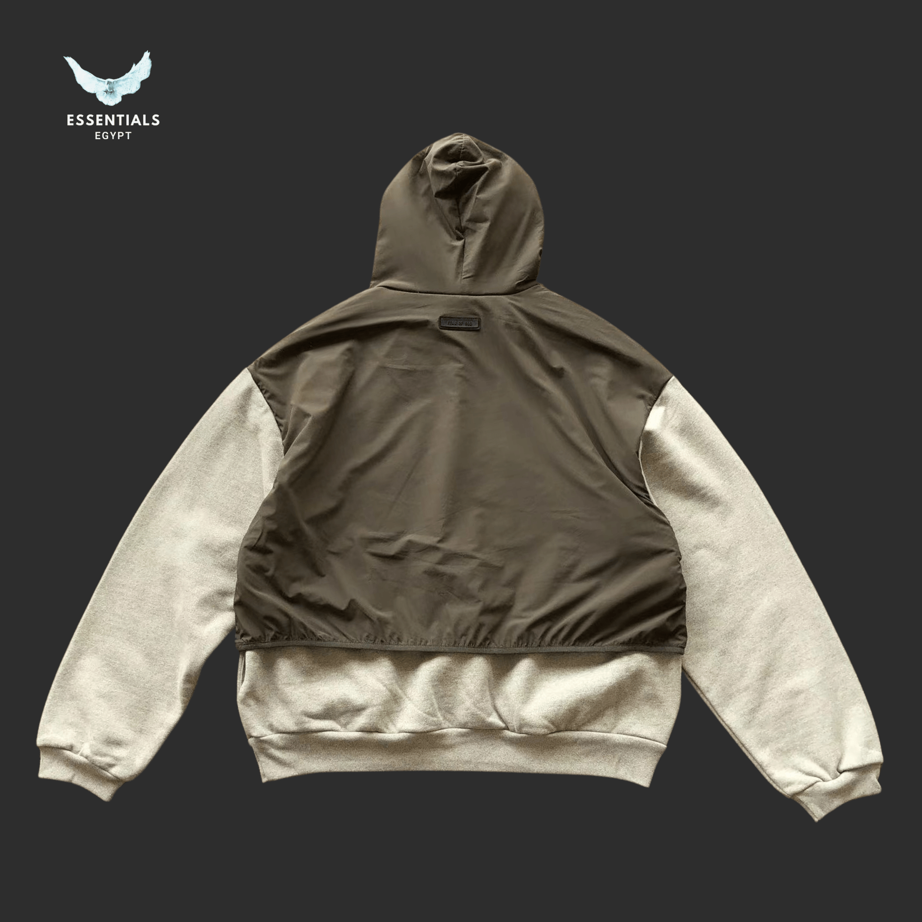 Essentials Hoodie – Deep Contrast Panels - ESSENTIALS EGYPT