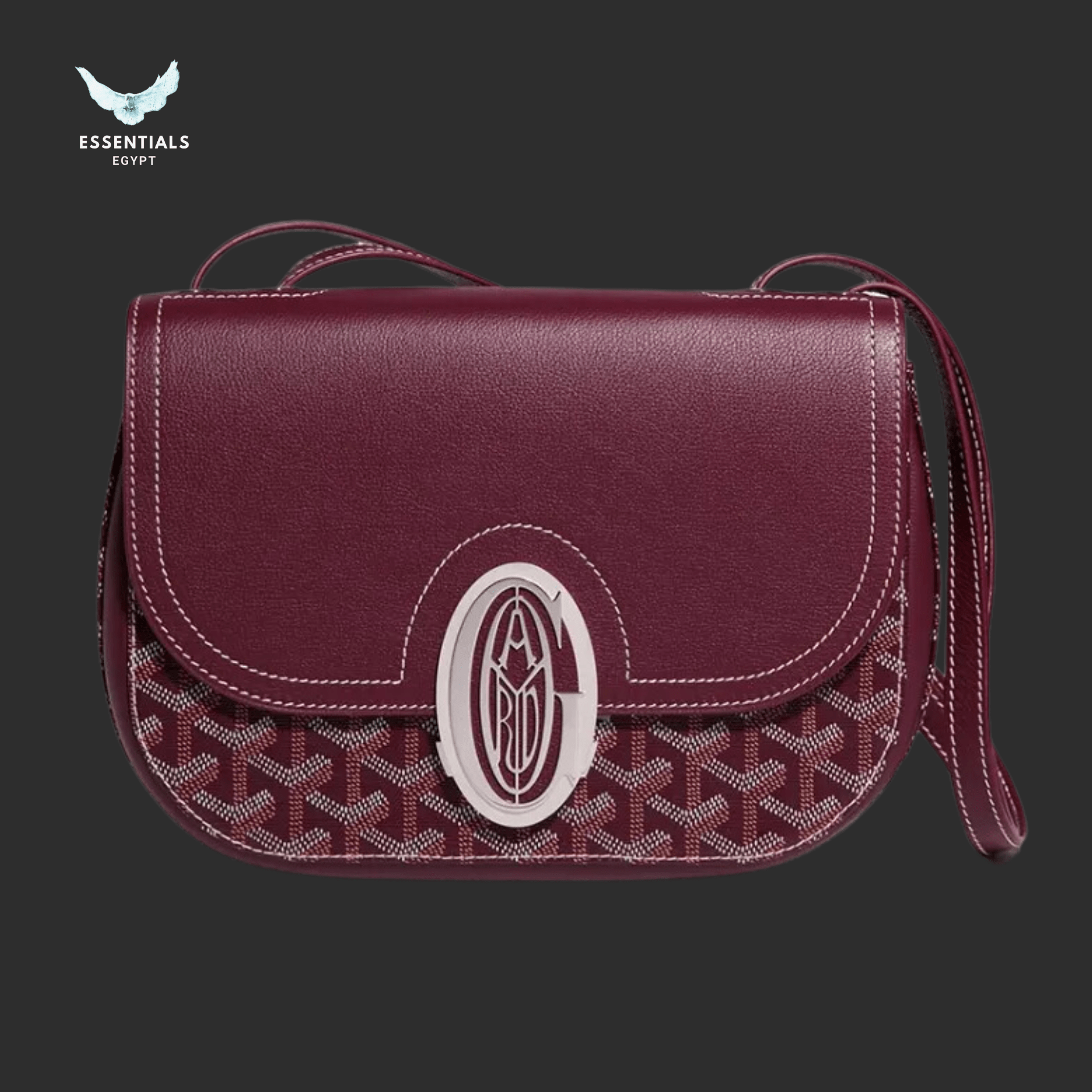 Goyard Saint Louis PM Tote – Burgundy - ESSENTIALS EGYPT